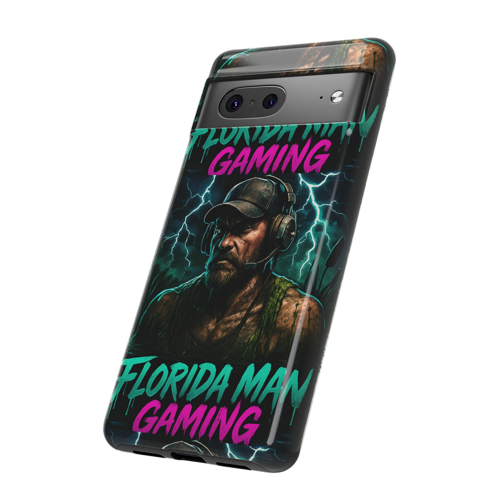Phone Case - Florida Man Gaming Mascot Rising from the Swamp Tough Case