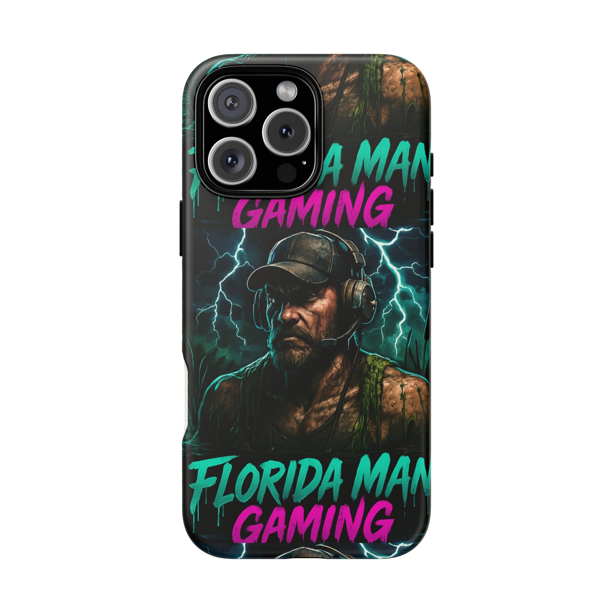 Phone Case - Florida Man Gaming Mascot Rising from the Swamp Tough Case
