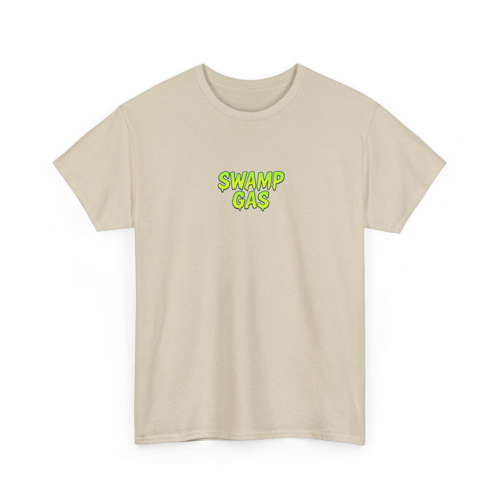 Swamp Gas Monster Unisex Tee, Fun Graphic Shirt, Gift for Monster Lovers, Casual Wear, Halloween Apparel, Youth and Adult Sizes