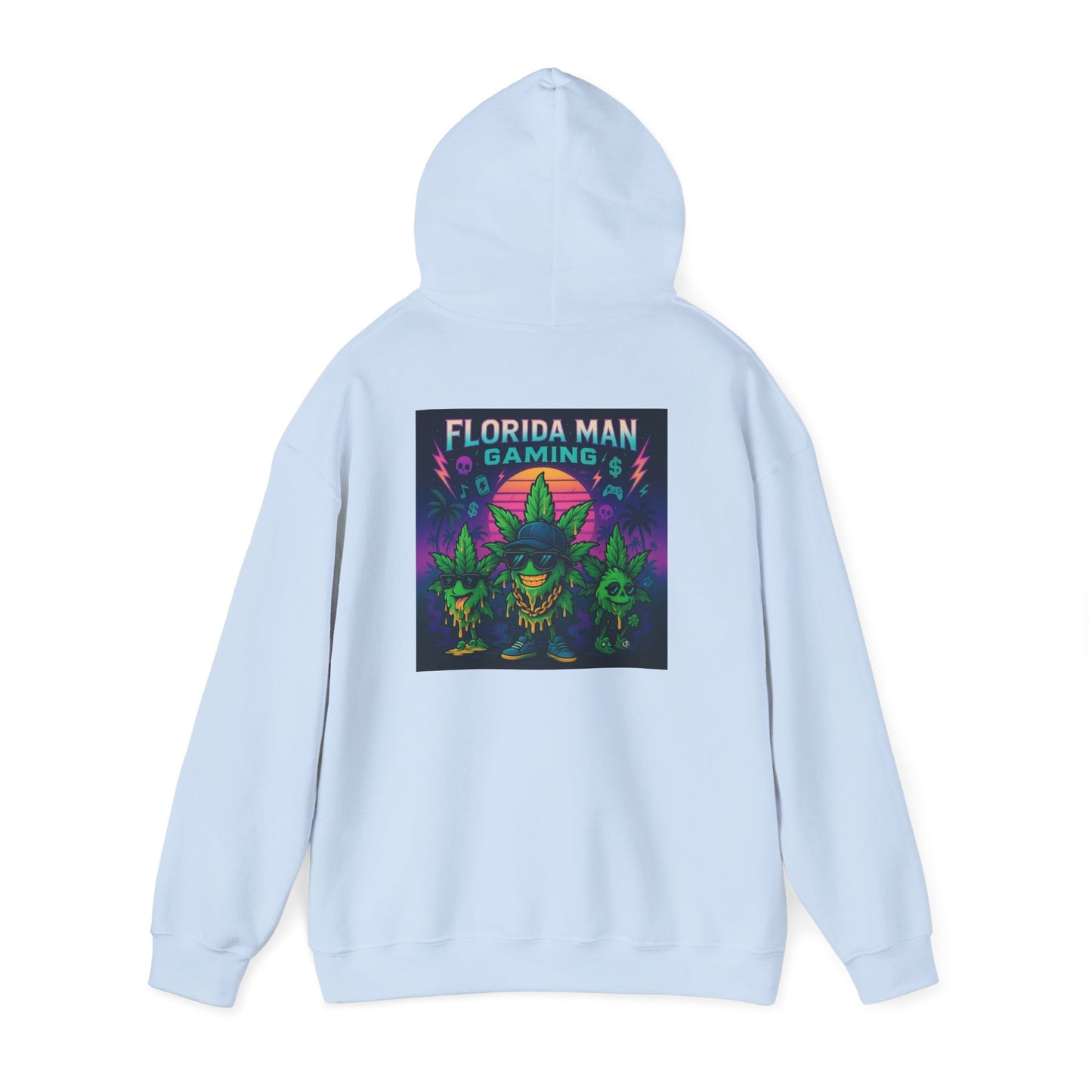 Gamer Hooded Sweatshirt with Colorful Monster Design, Unisex Hoodie for Gaming Lovers, Perfect Gift for Birthdays, Cosplay, and Holidays