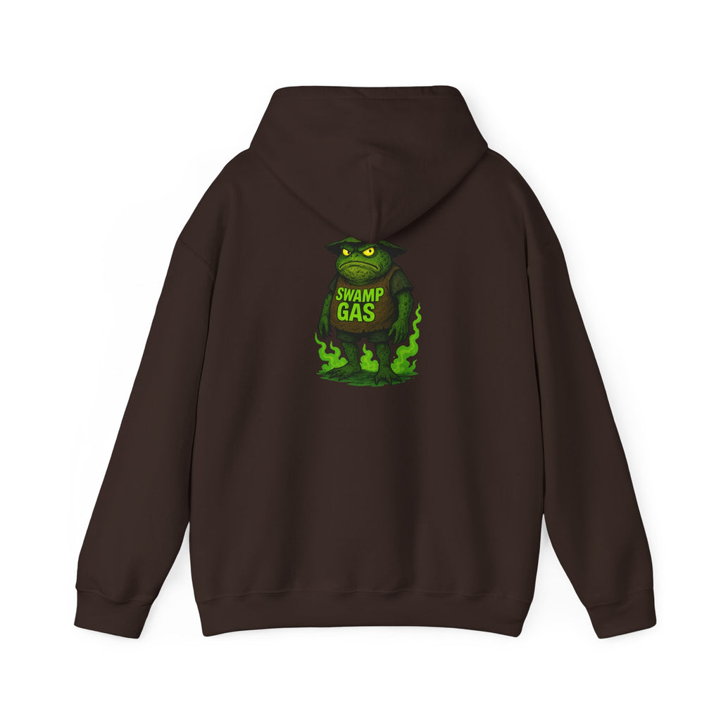 Swamp Gas Unisex Hoodie | Fun Gift for Halloween, Cozy Casual Wear, Unique Graphic Sweatshirt, Quirky Style, Perfect for Fall