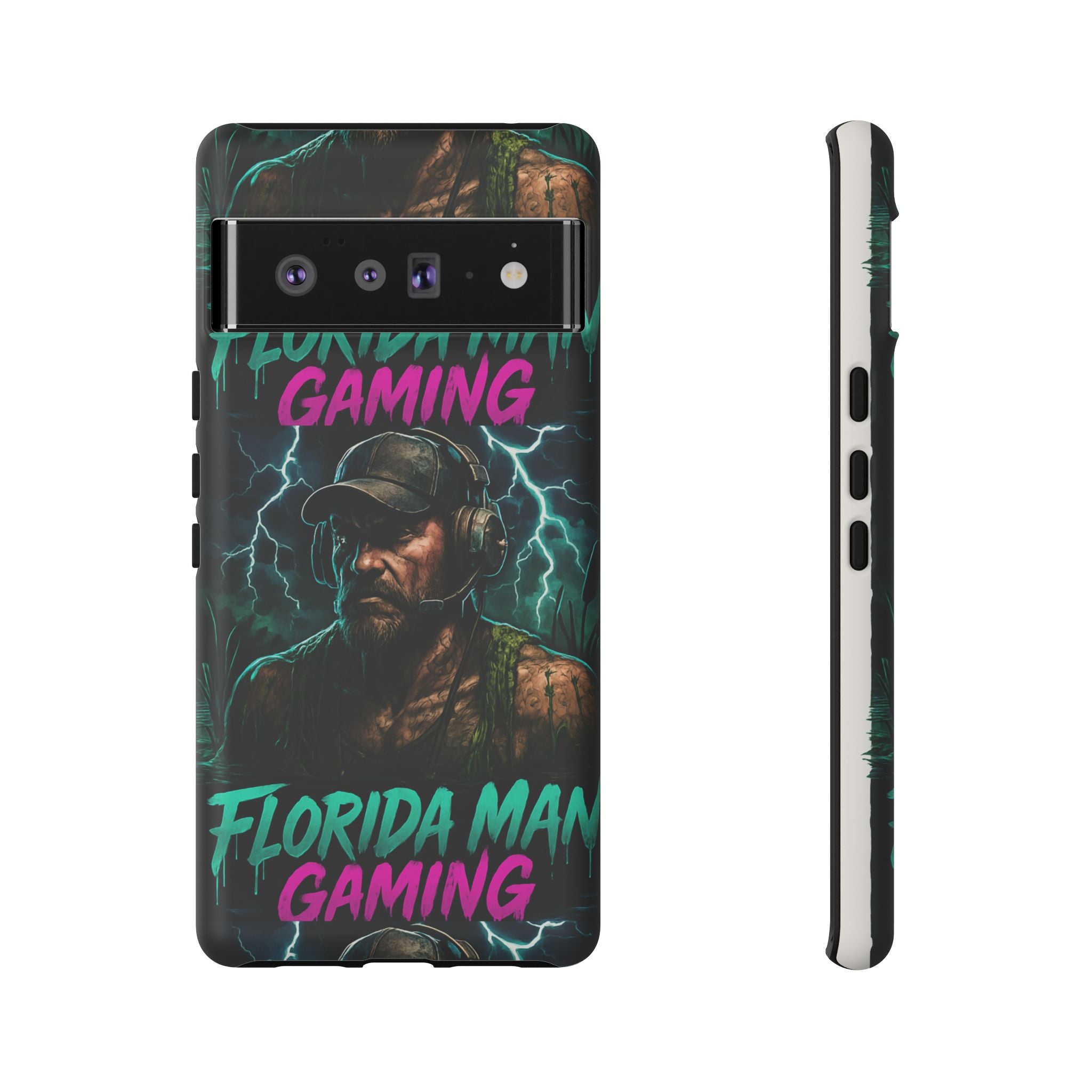 Phone Case - Florida Man Gaming Mascot Rising from the Swamp Tough Case