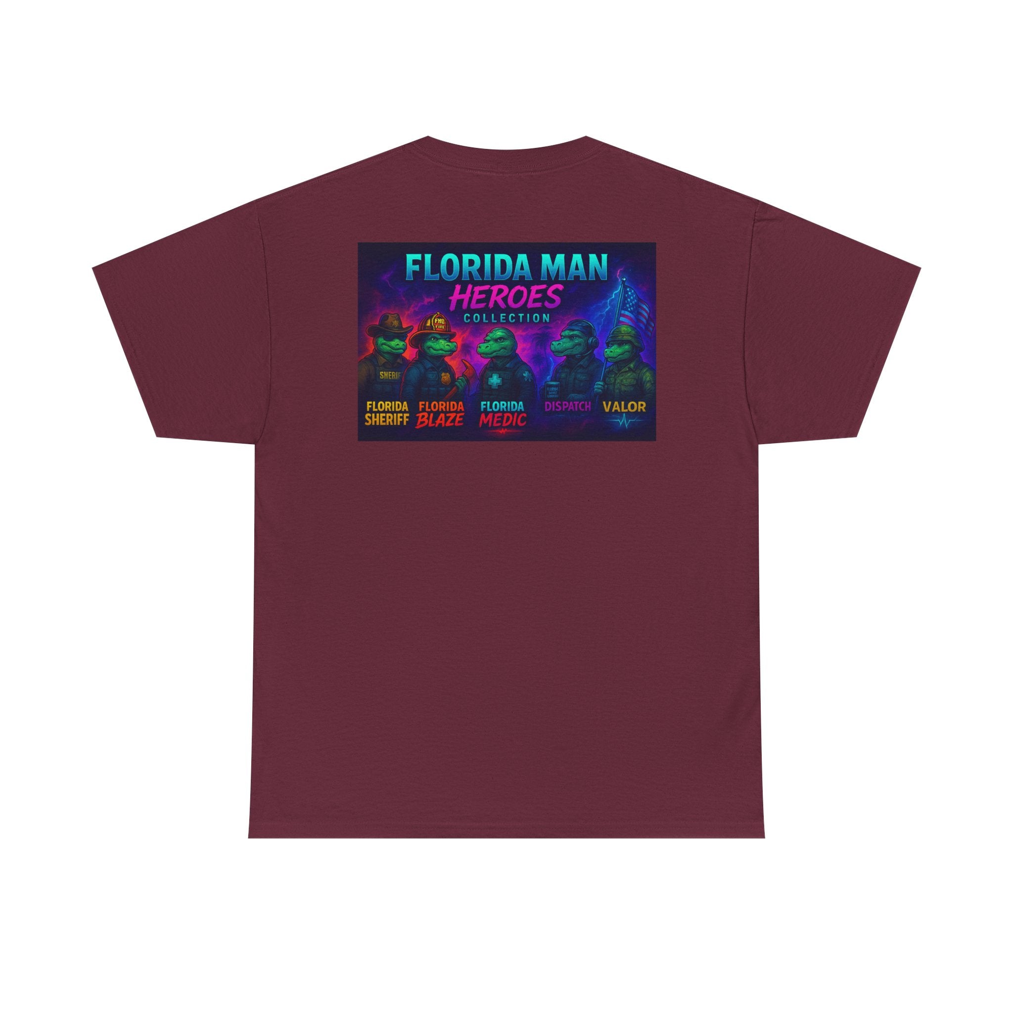 Florida Man Heroes Unisex Tee | Fun Graphic Shirt, Unique Gift, Florida Pride, Casual Style, Funny Tee