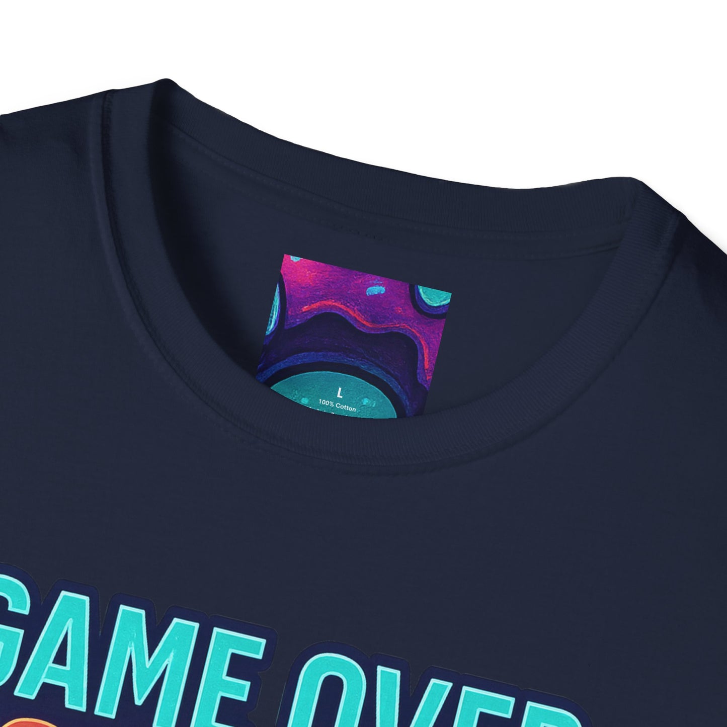 Retro Gamer Donut T-Shirt - Fun Gaming Tee, Unisex Softstyle, Perfect for Gamers, Gaming Events, Birthday Gifts, Casual Wear
