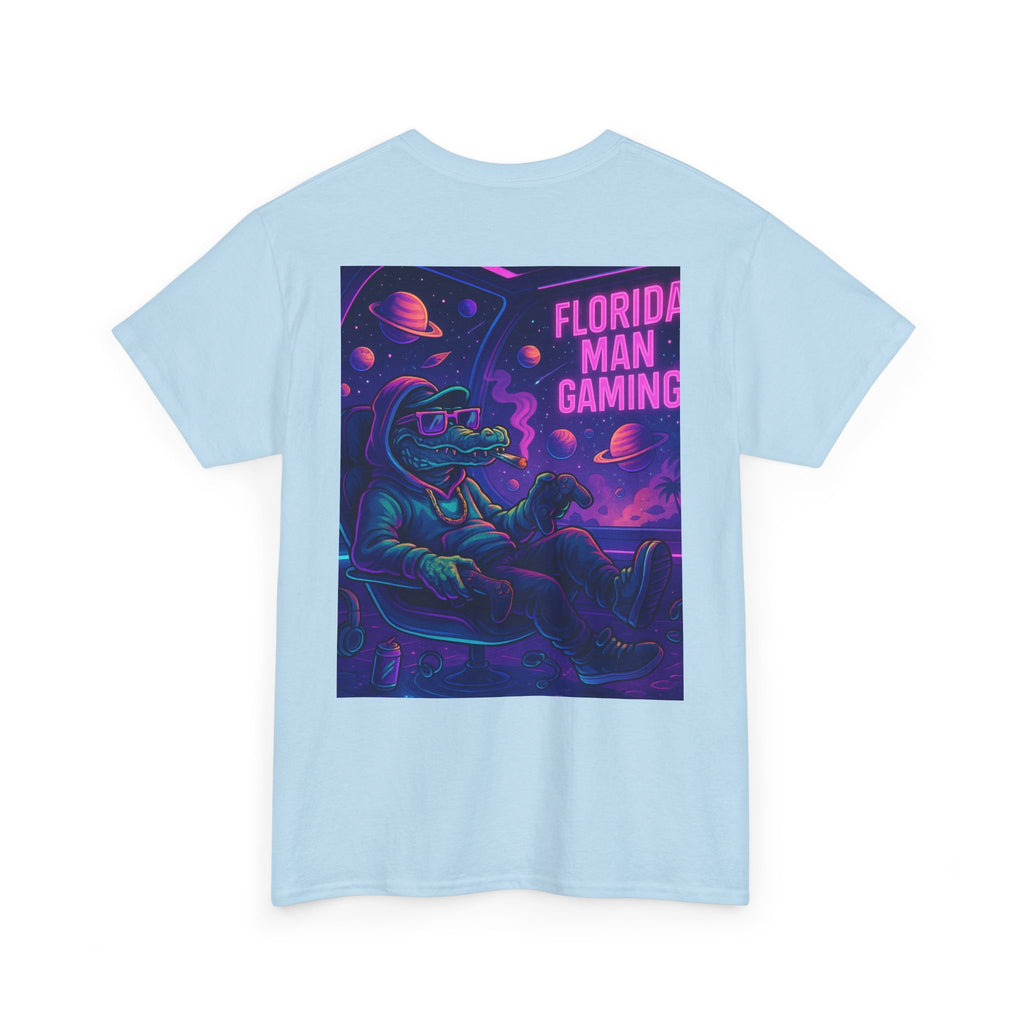Florida Man Gaming Unisex Cotton Tee, Fun Florida Humor, Gamer Shirt, Unique Gift, Unisex T-shirt