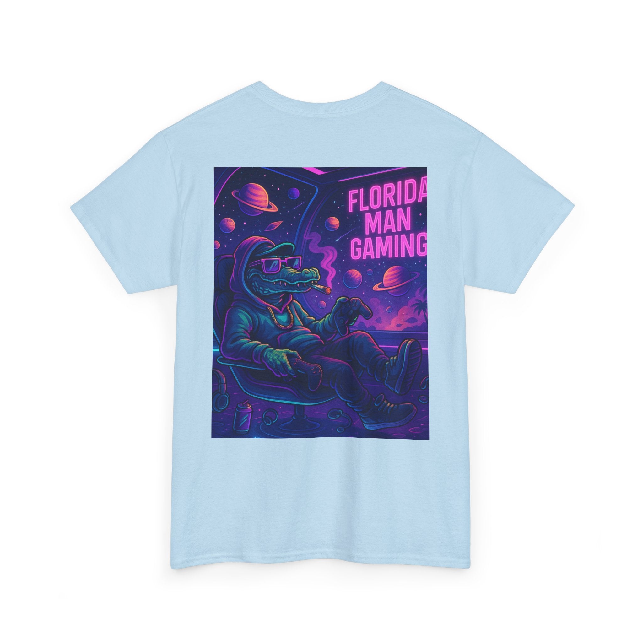 Florida Man Gaming Unisex Cotton Tee, Fun Florida Humor, Gamer Shirt, Unique Gift, Unisex T-shirt