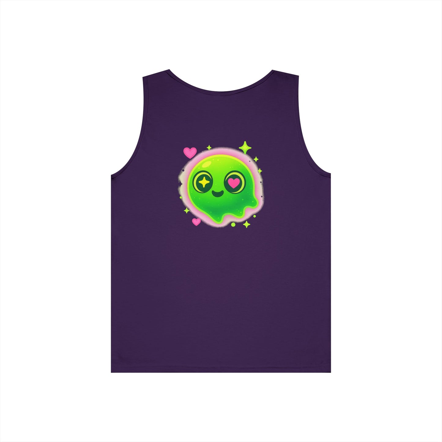 Cute Cartoon Glow-in-the-Dark Tank Top, Summer Outfit, LGBTQ+ Pride Wear, Festival Attire, Funny Gift for Teens, Casual Wear