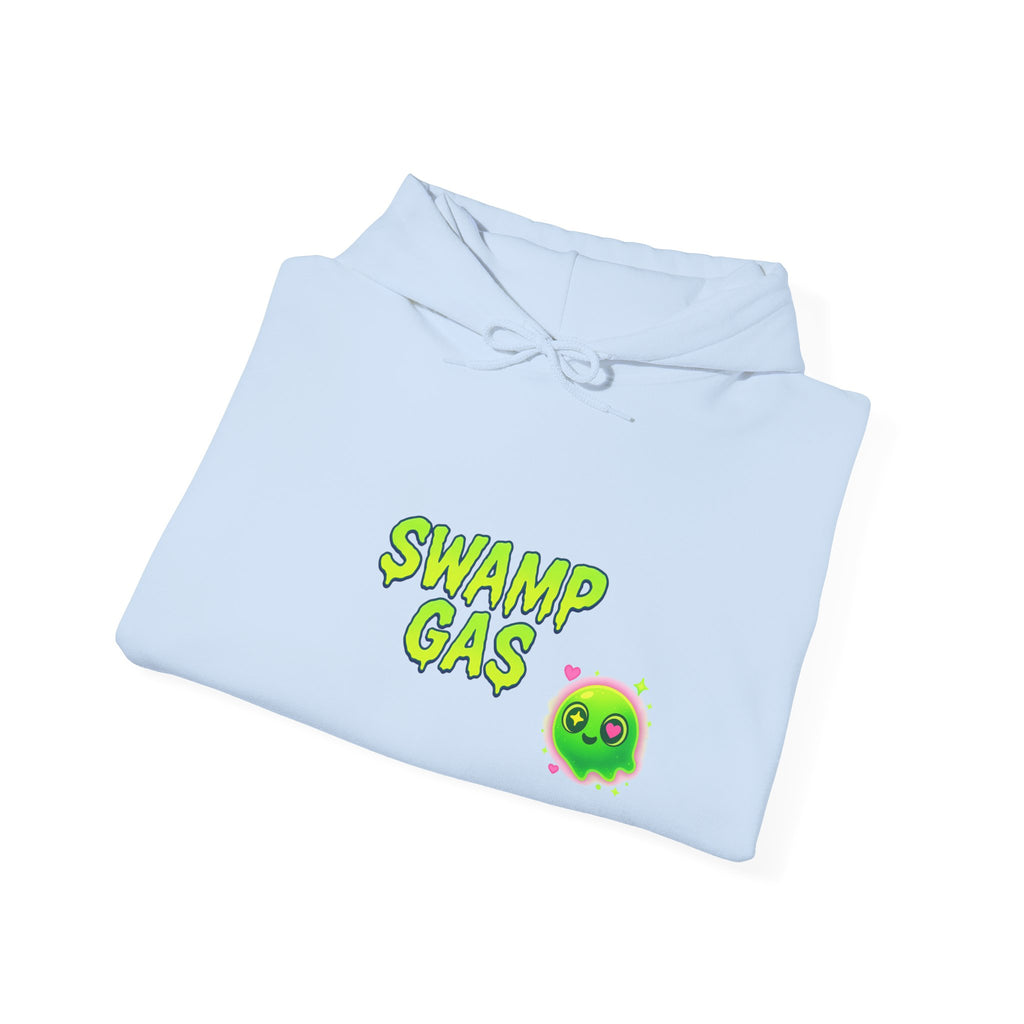 Cute Swamp Gas Hoodie, Unisex Sweatshirt, Gamer Gift, Green Slime Hoodie, Fun Casual Outfit, Halloween Costume