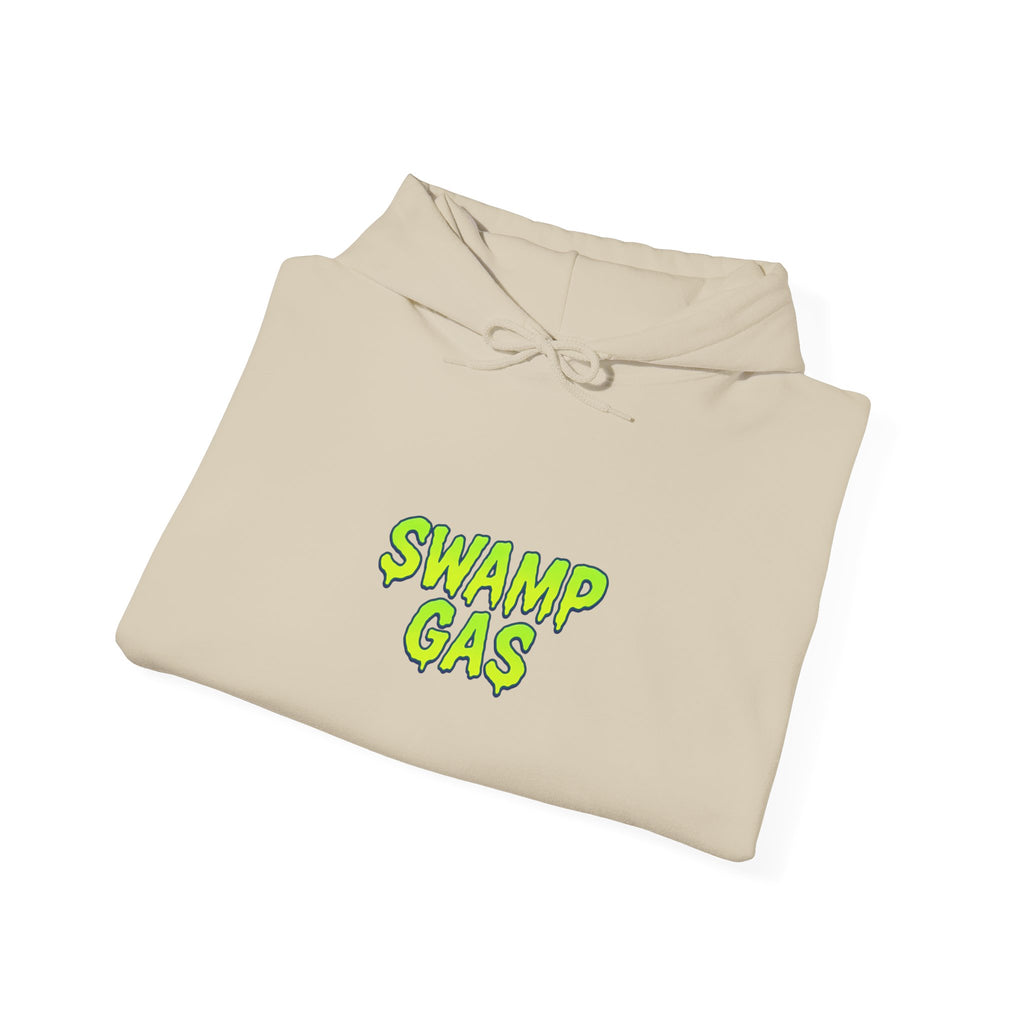 Swamp Gas Unisex Hoodie, Fun Graphic Sweatshirt, Gift for Halloween, Unique Streetwear, Cozy Layering Piece
