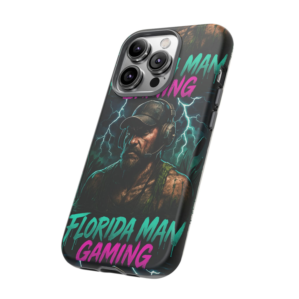 Phone Case - Florida Man Gaming Mascot Rising from the Swamp Tough Case