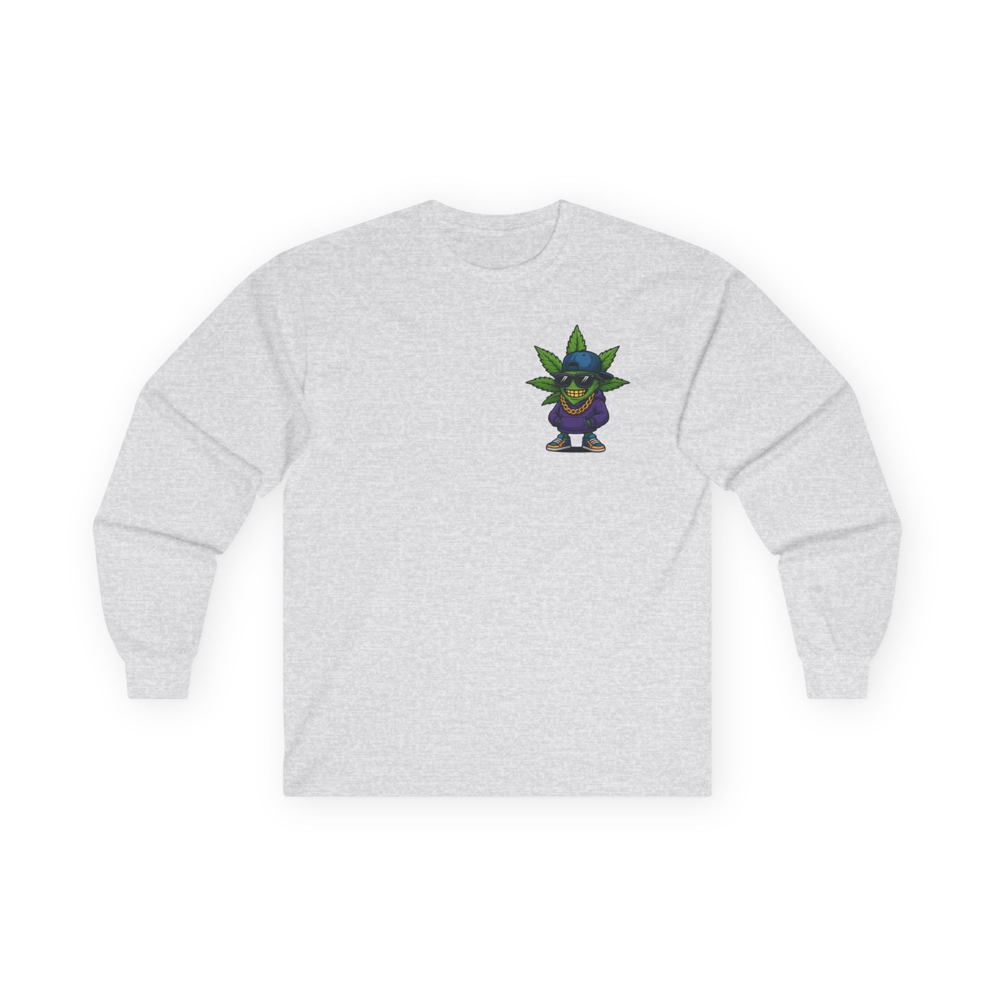 Florida Man Gaming Long Sleeve Tee - Unisex Cotton Shirt for Gamers, Halloween, Gift, Streetwear, Weed Culture