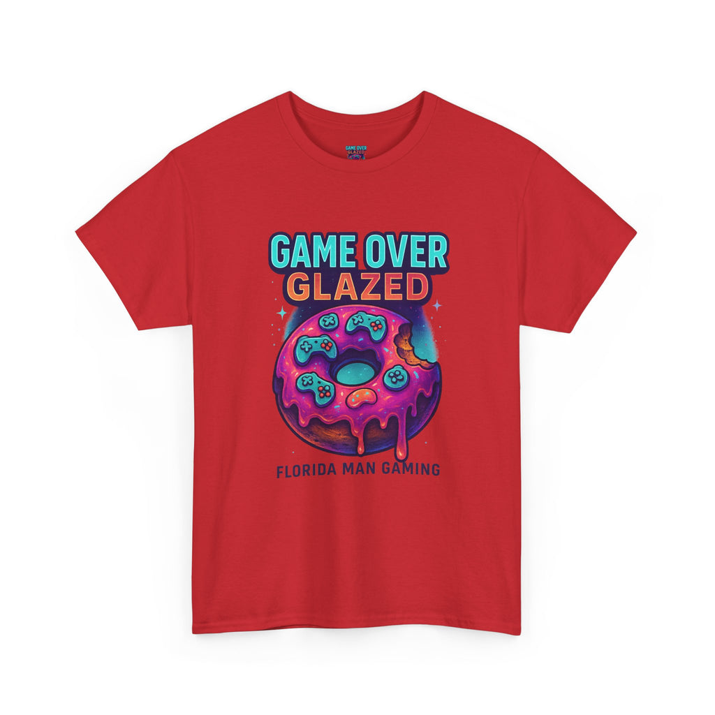 Gaming Graphic Tee for Retro Fun Lovers, Perfect for Gifts, Casual Wear, Gaming Events, Game Over Design