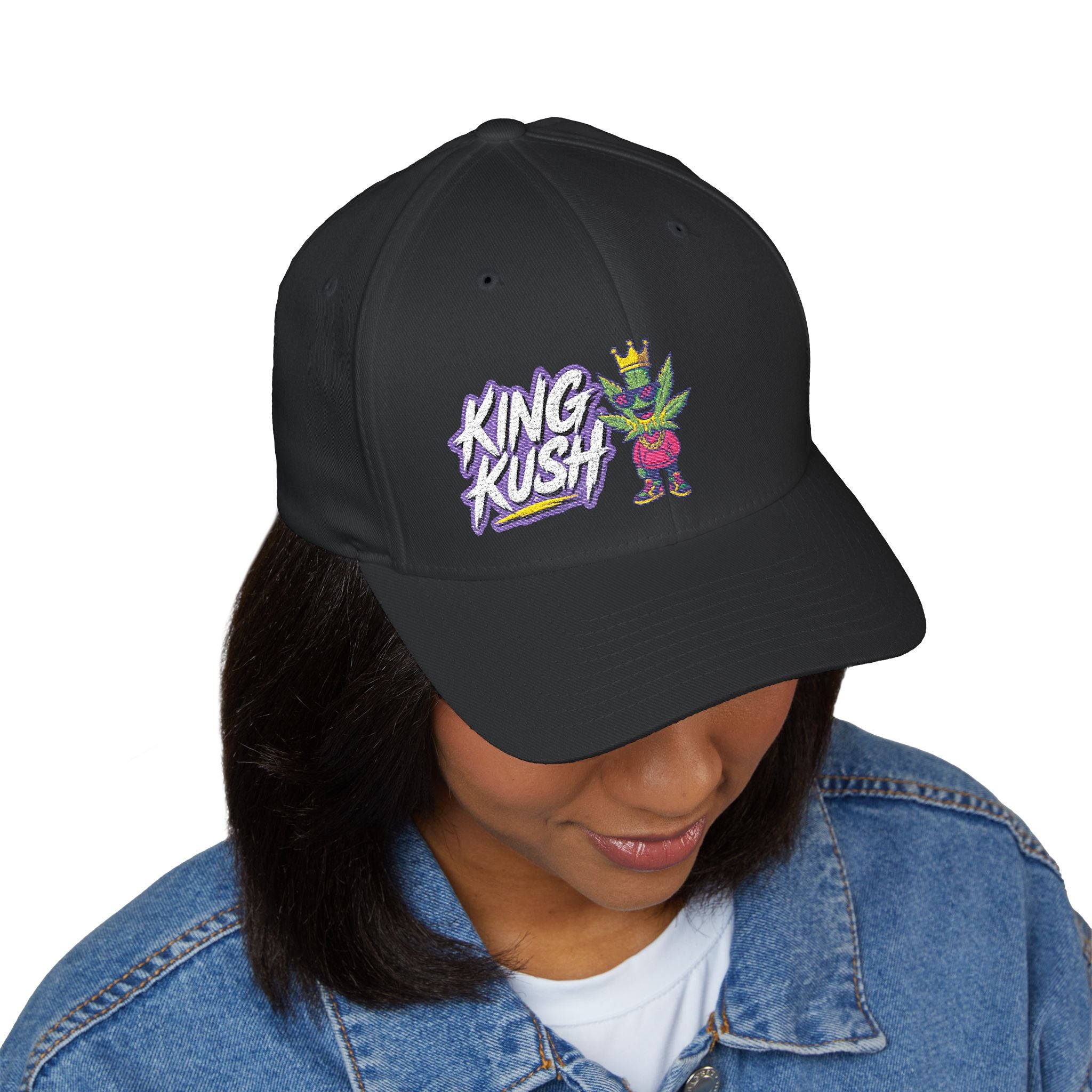 King Rush Embroidered Cap, Fun Gift for Gamers, Casual Streetwear, Fashion Accessories, Birthday Present, Outdoor Activities