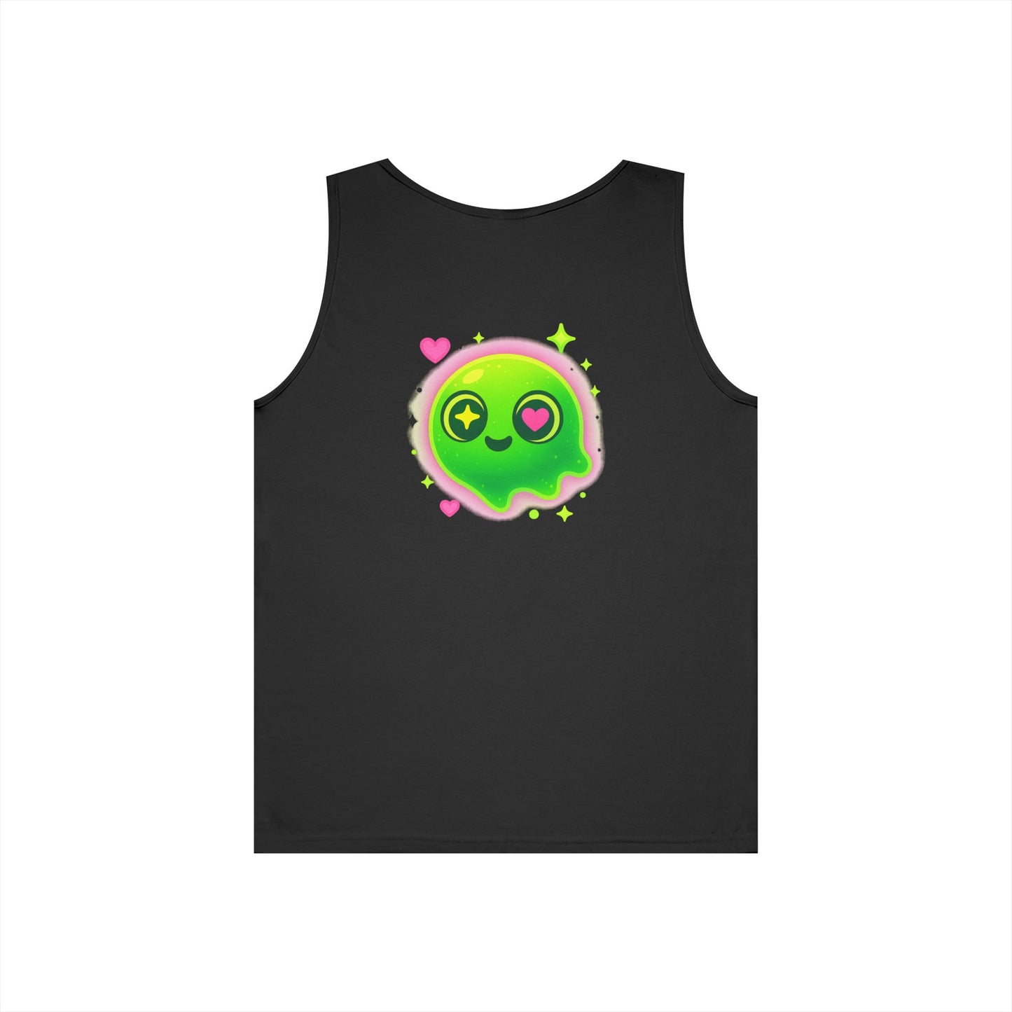Cute Cartoon Glow-in-the-Dark Tank Top, Summer Outfit, LGBTQ+ Pride Wear, Festival Attire, Funny Gift for Teens, Casual Wear