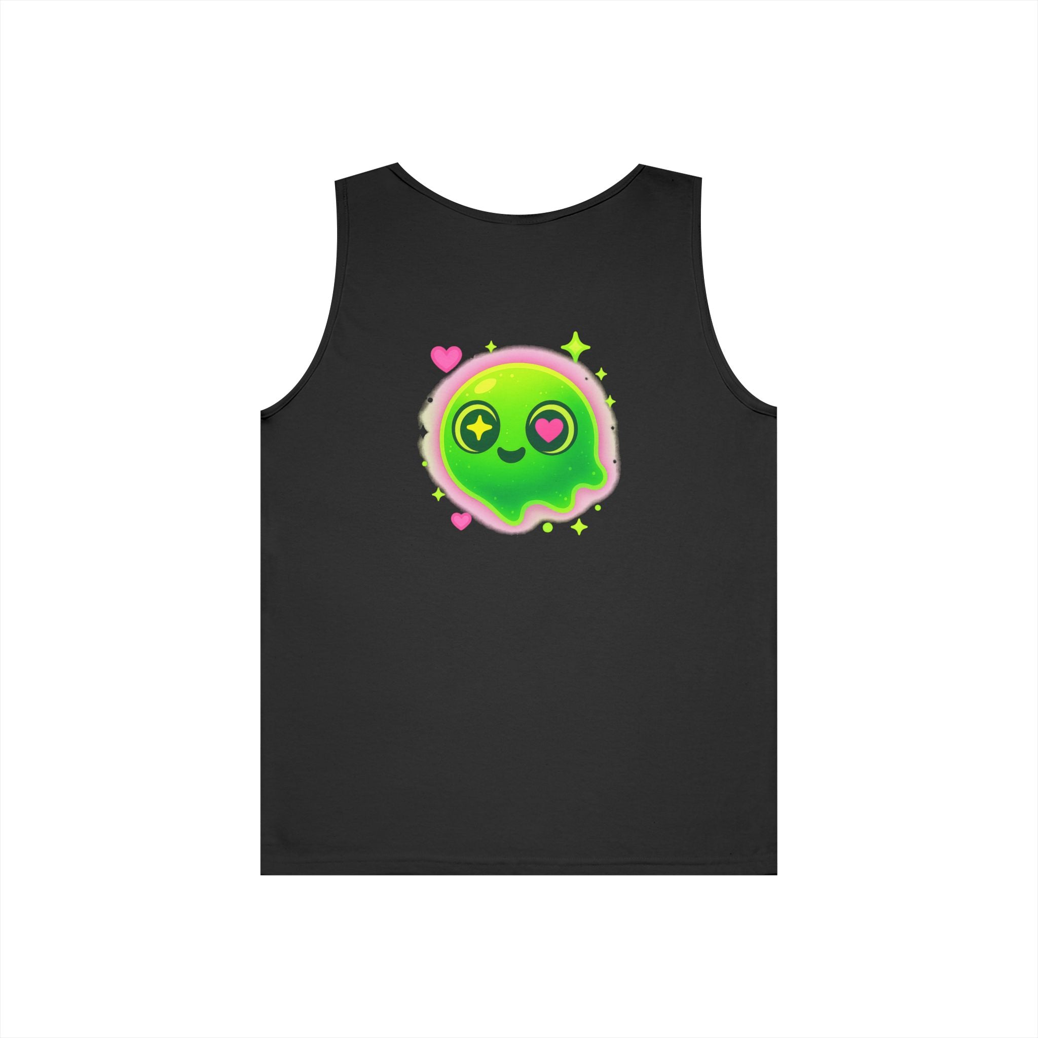 Cute Cartoon Glow-in-the-Dark Tank Top, Summer Outfit, LGBTQ+ Pride Wear, Festival Attire, Funny Gift for Teens, Casual Wear
