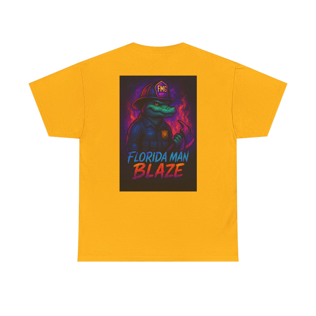 Florida Man Heroes Tee - Unisex Cotton T-Shirt, Funny Gift, Casual Wear, Unique Design, Quirky Florida Apparel