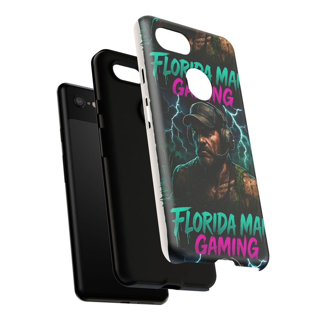 Phone Case - Florida Man Gaming Mascot Rising from the Swamp Tough Case