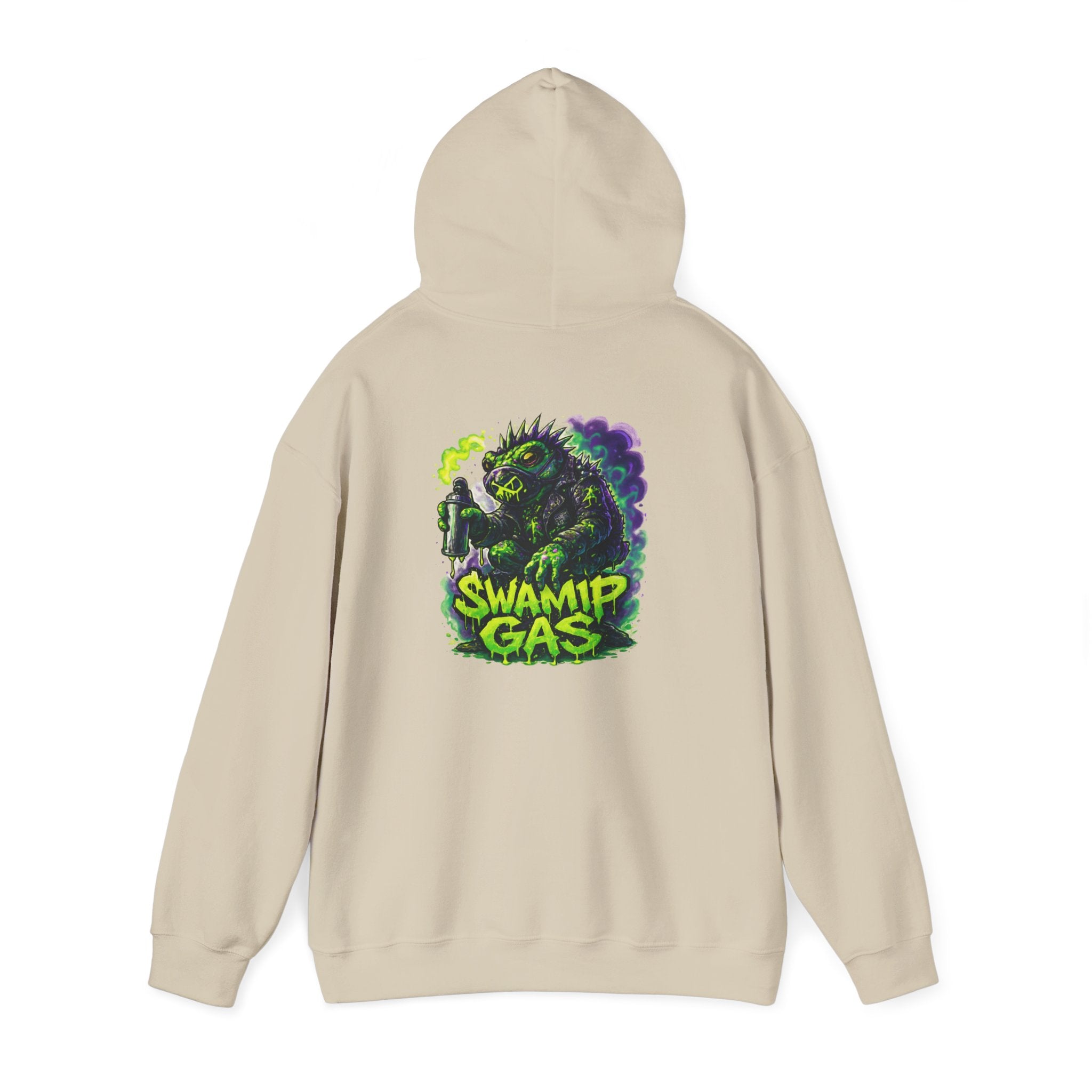Swamp Gas Unisex Hoodie, Fun Graphic Sweatshirt, Gift for Halloween, Unique Streetwear, Cozy Layering Piece