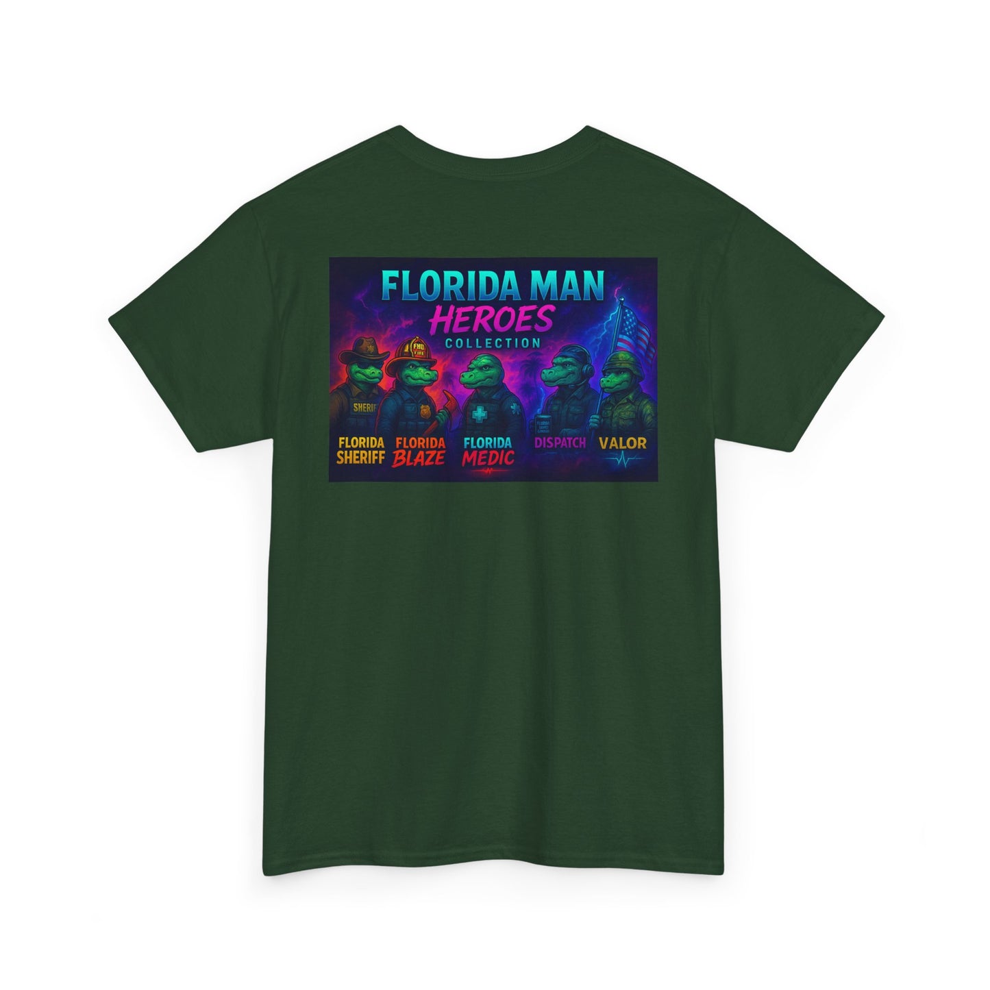 Florida Man Heroes Unisex Tee | Fun Graphic Shirt, Unique Gift, Florida Pride, Casual Style, Funny Tee