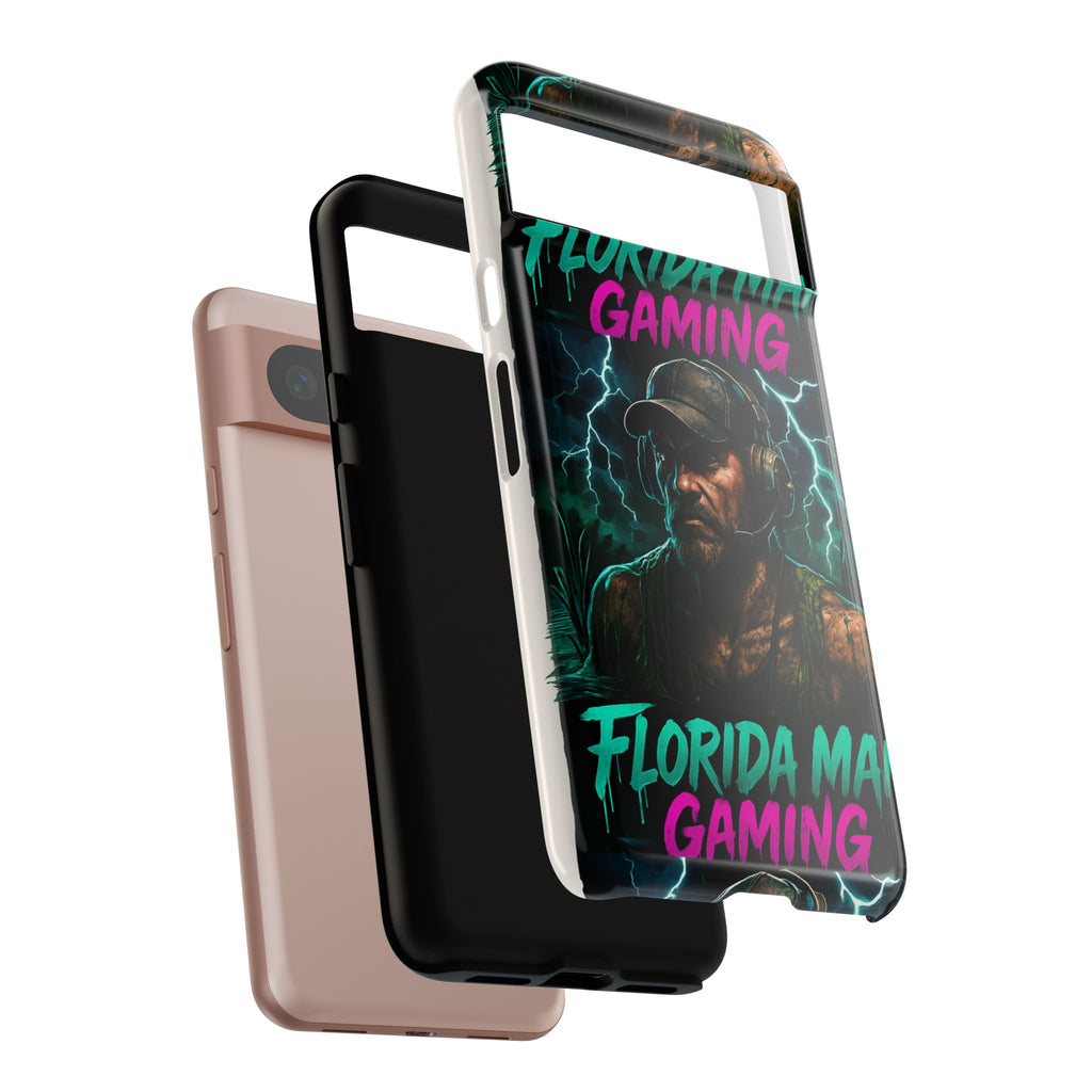 Phone Case - Florida Man Gaming Mascot Rising from the Swamp Tough Case