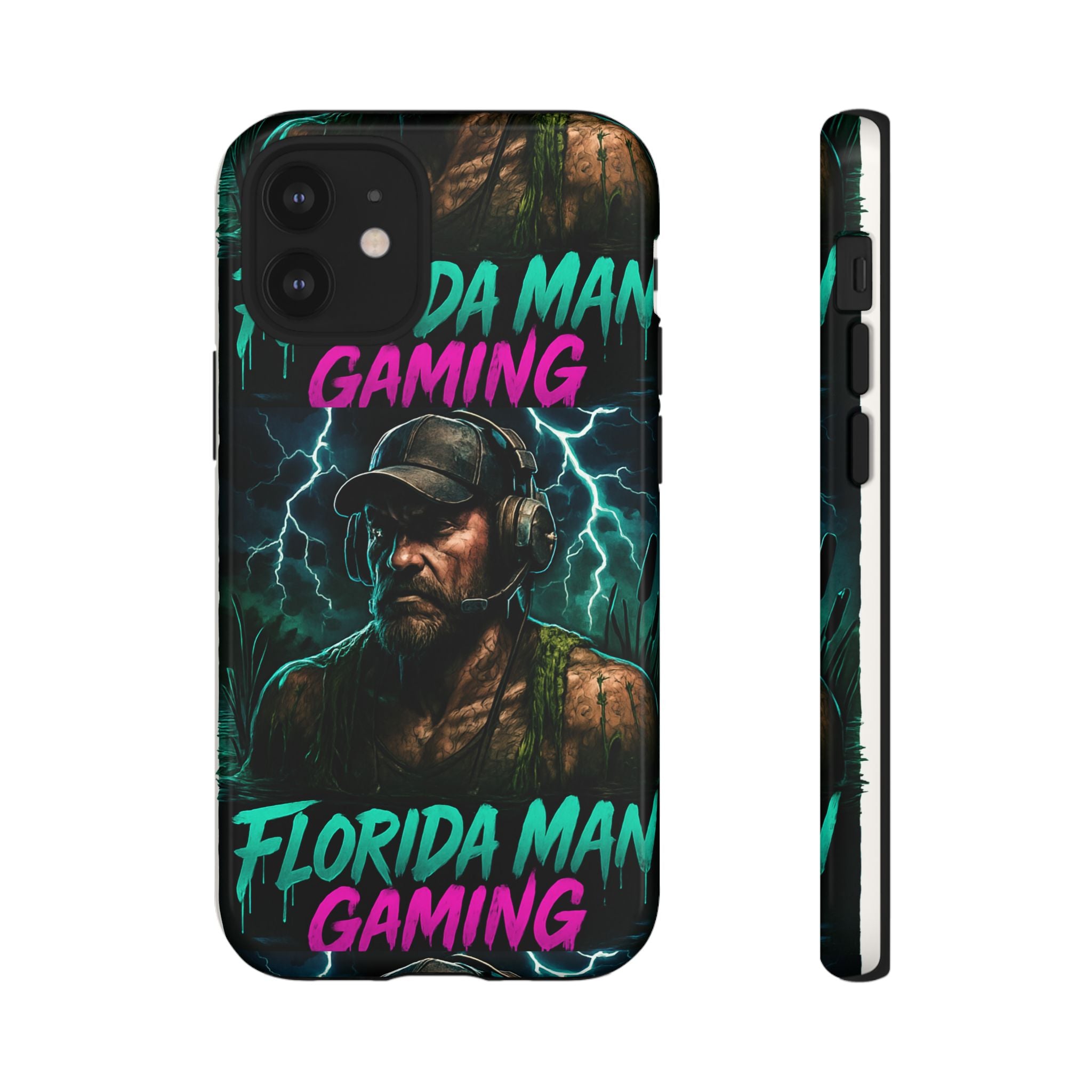 Phone Case - Florida Man Gaming Mascot Rising from the Swamp Tough Case