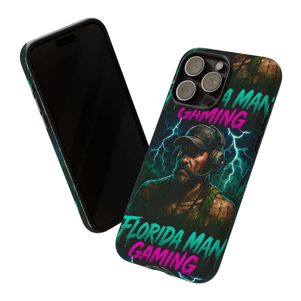Phone Case - Florida Man Gaming Mascot Rising from the Swamp Tough Case