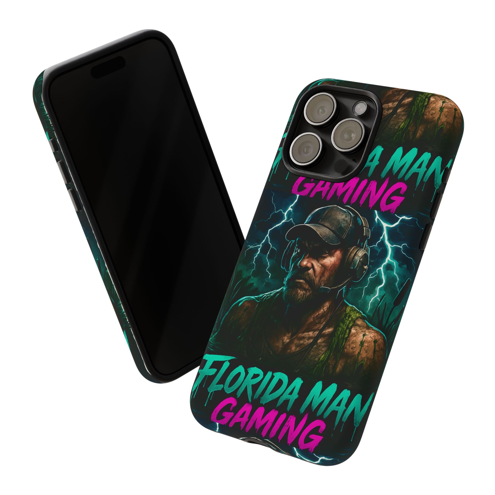 Phone Case - Florida Man Gaming Mascot Rising from the Swamp Tough Case
