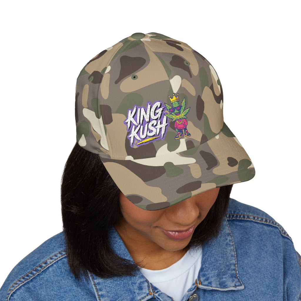 King Rush Embroidered Cap, Fun Gift for Gamers, Casual Streetwear, Fashion Accessories, Birthday Present, Outdoor Activities