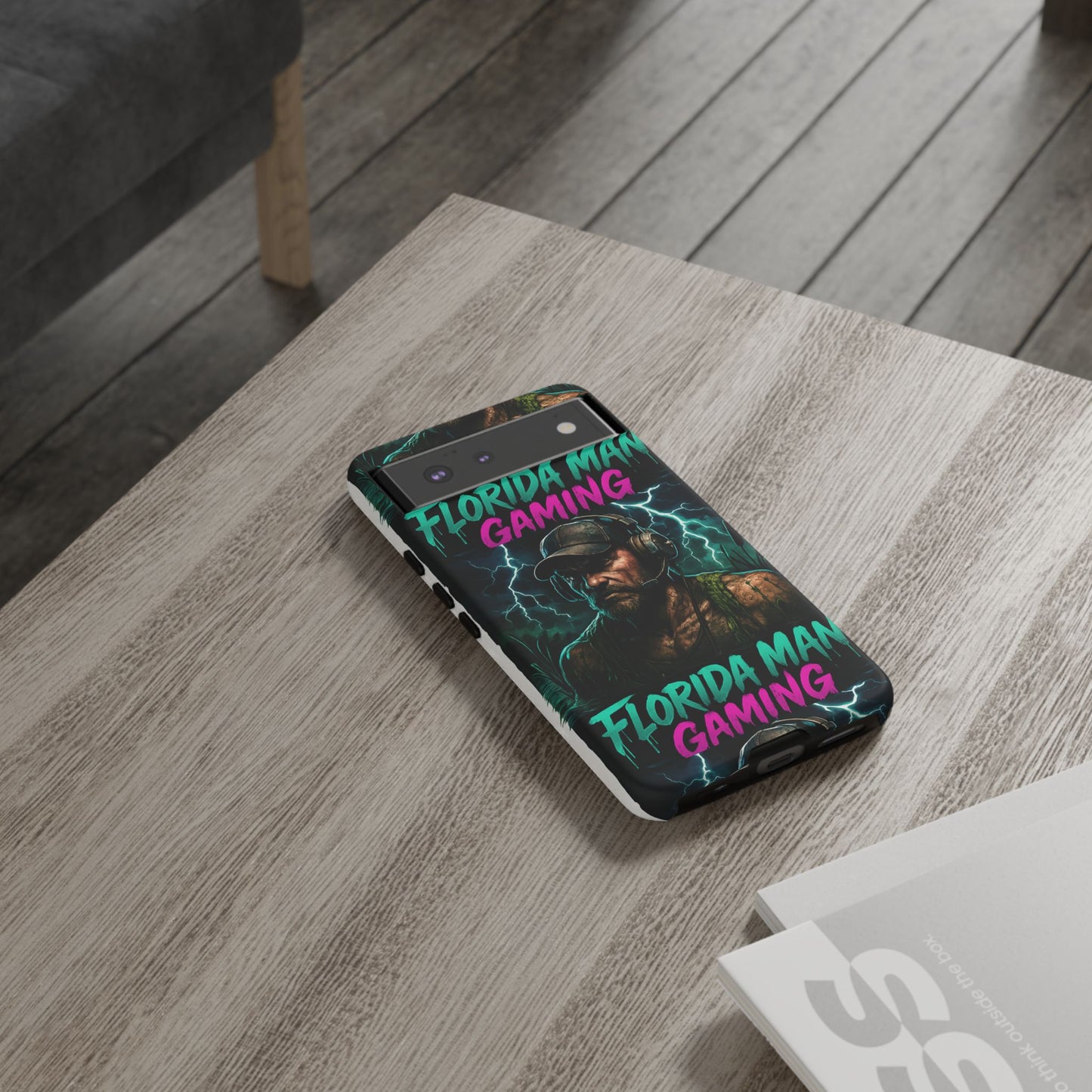Phone Case - Florida Man Gaming Mascot Rising from the Swamp Tough Case