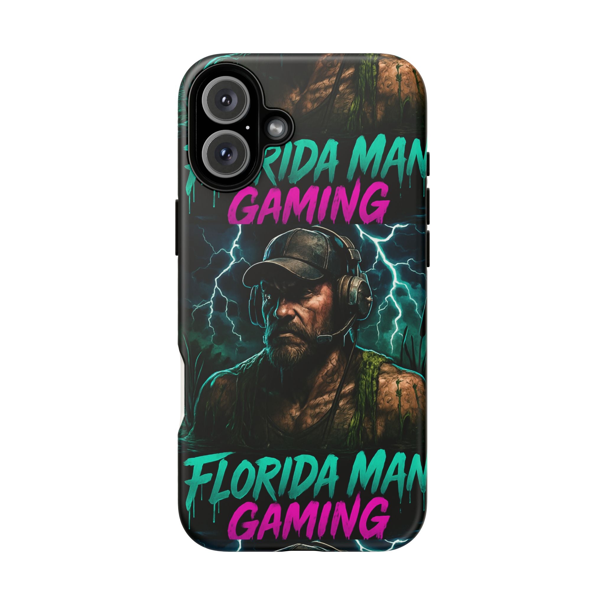 Phone Case - Florida Man Gaming Mascot Rising from the Swamp Tough Case