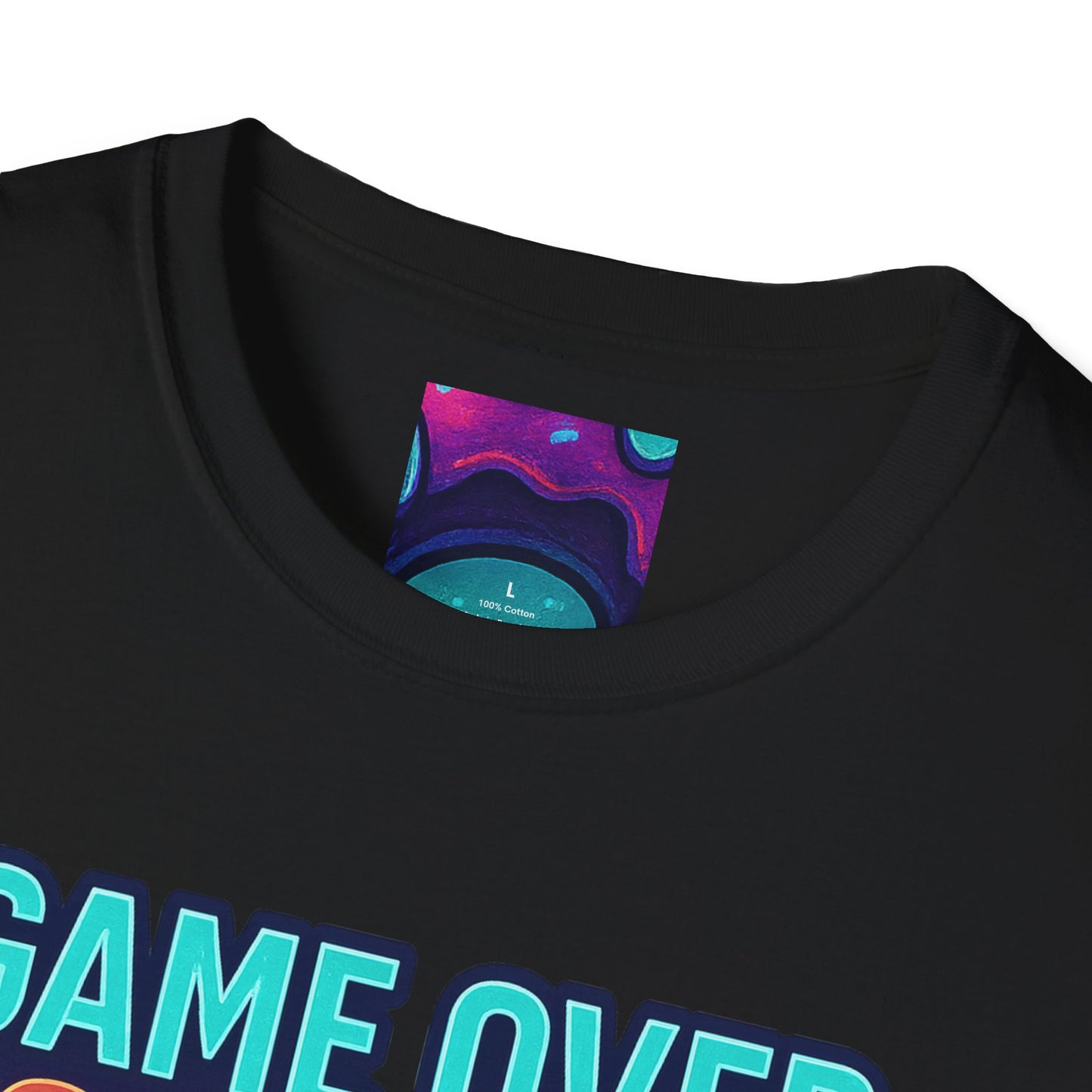 Retro Gamer Donut T-Shirt - Fun Gaming Tee, Unisex Softstyle, Perfect for Gamers, Gaming Events, Birthday Gifts, Casual Wear