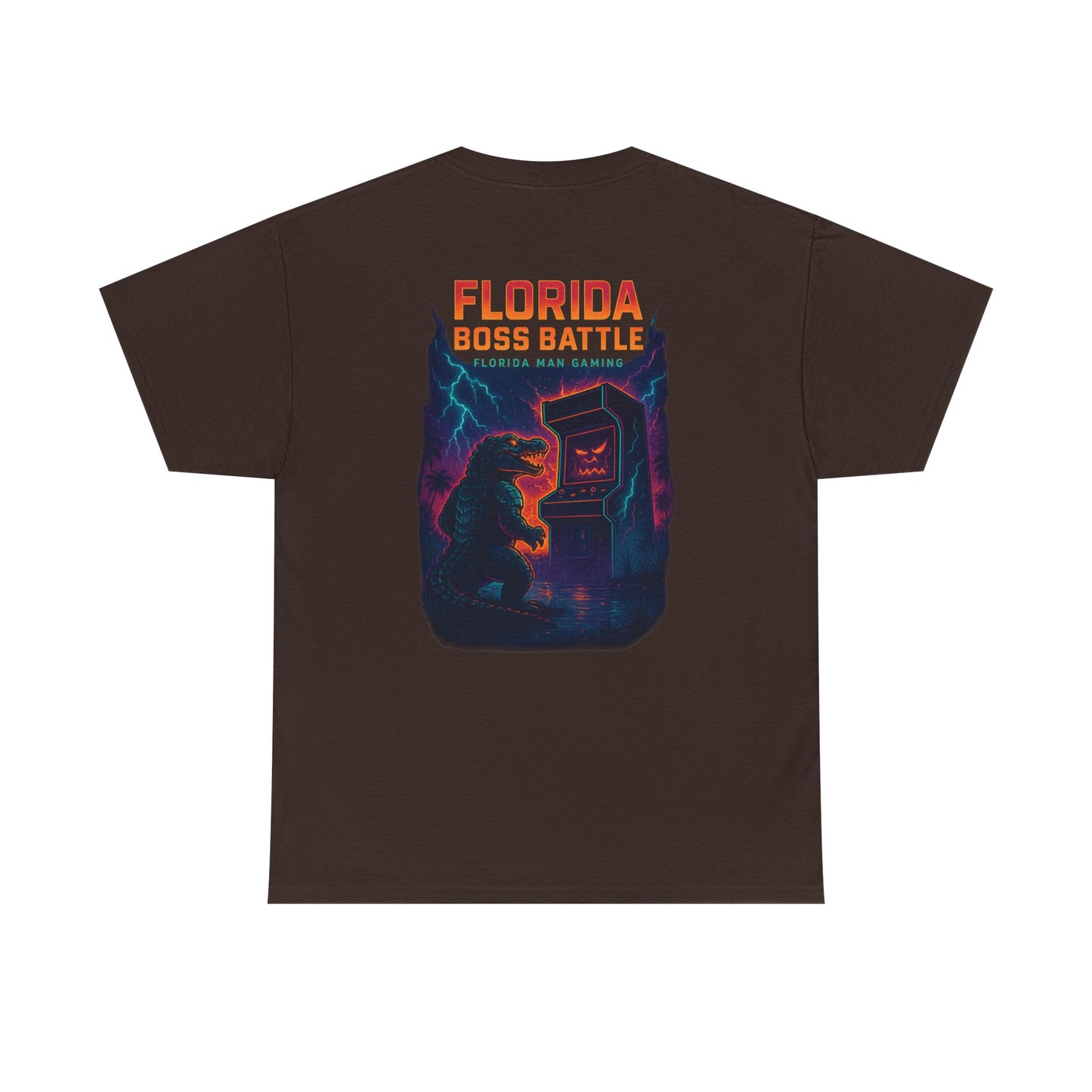 Florida Boss Battle Tee - Unisex Gaming Shirt, Retro Video Game T-Shirt, Gift for Gamers, Cool Casual Wear, Unique Graphic Tee