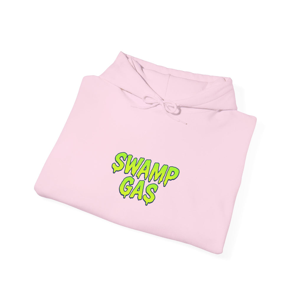Swamp Gas Unisex Hoodie, Fun Graphic Sweatshirt, Gift for Halloween, Unique Streetwear, Cozy Layering Piece