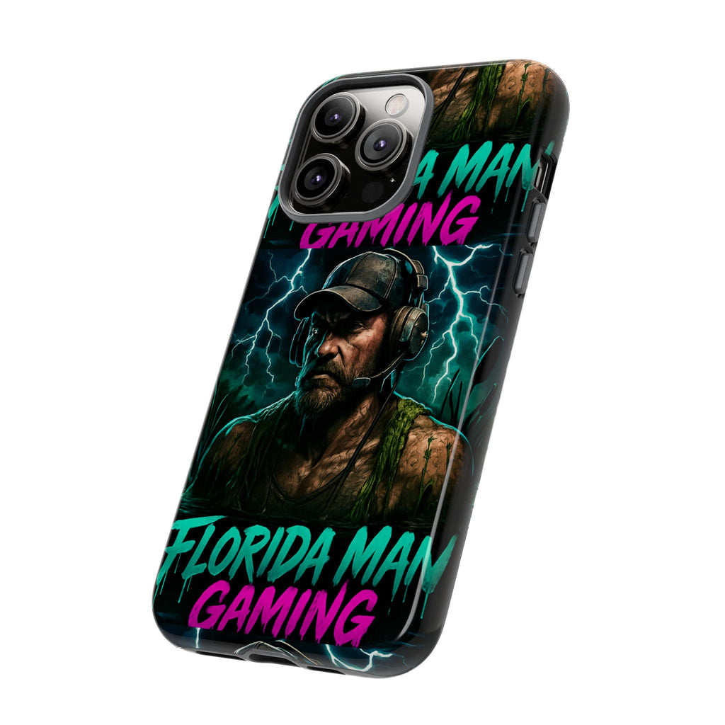 Phone Case - Florida Man Gaming Mascot Rising from the Swamp Tough Case