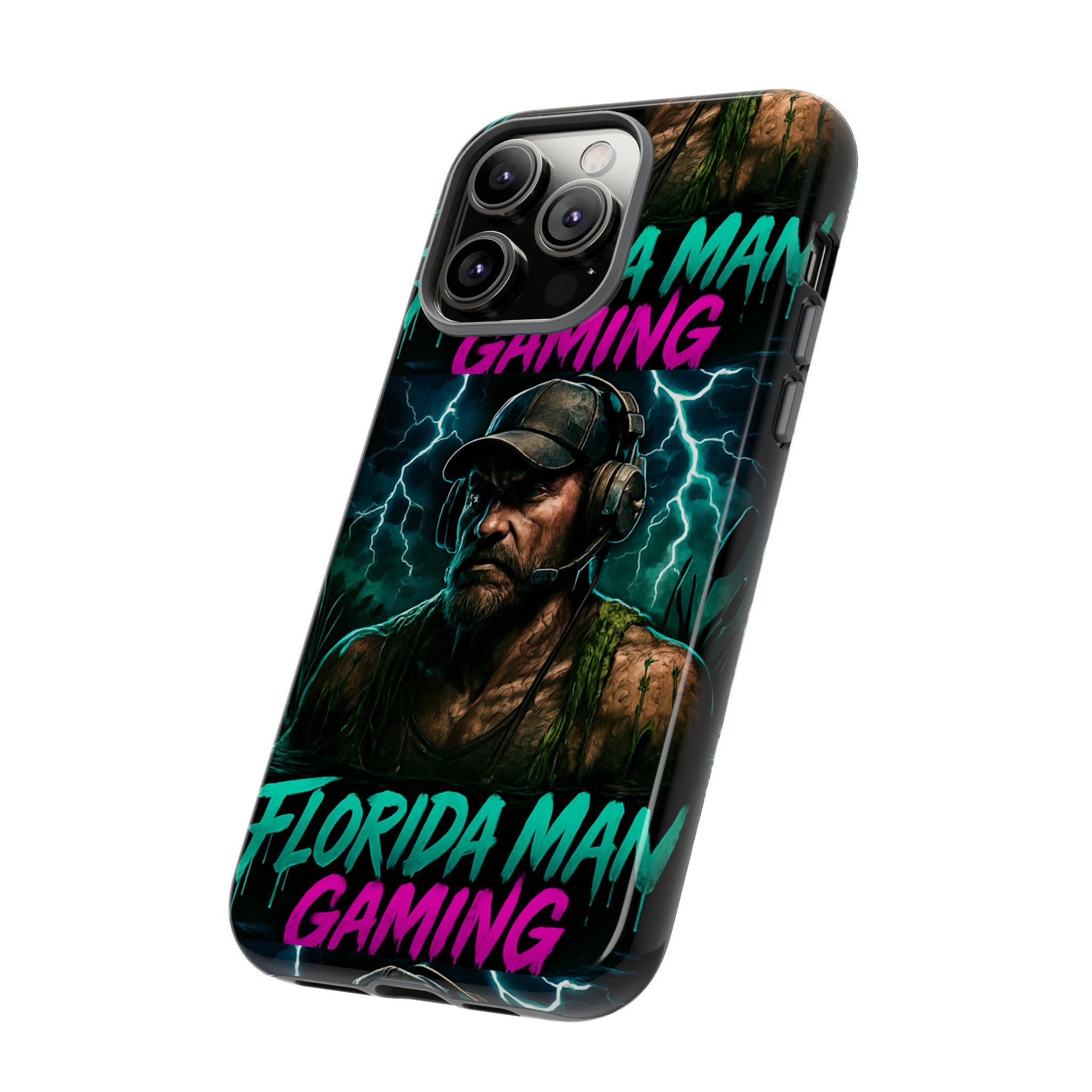 Phone Case - Florida Man Gaming Mascot Rising from the Swamp Tough Case