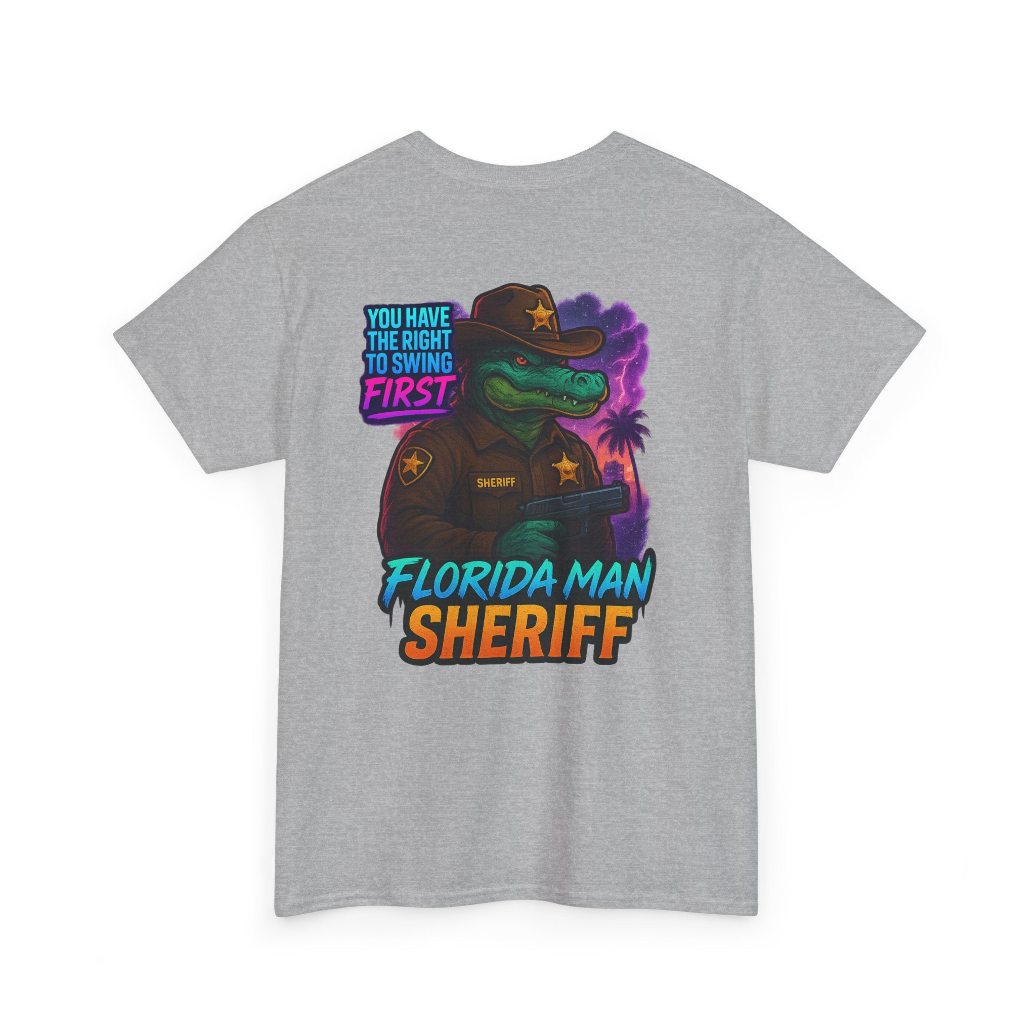Florida Man Sheriff Tee - Fun Unisex Cotton T-Shirt, Graphic Tee for Florida Lovers, Gift for Dads, Unique Humor Shirt, Casual Wear