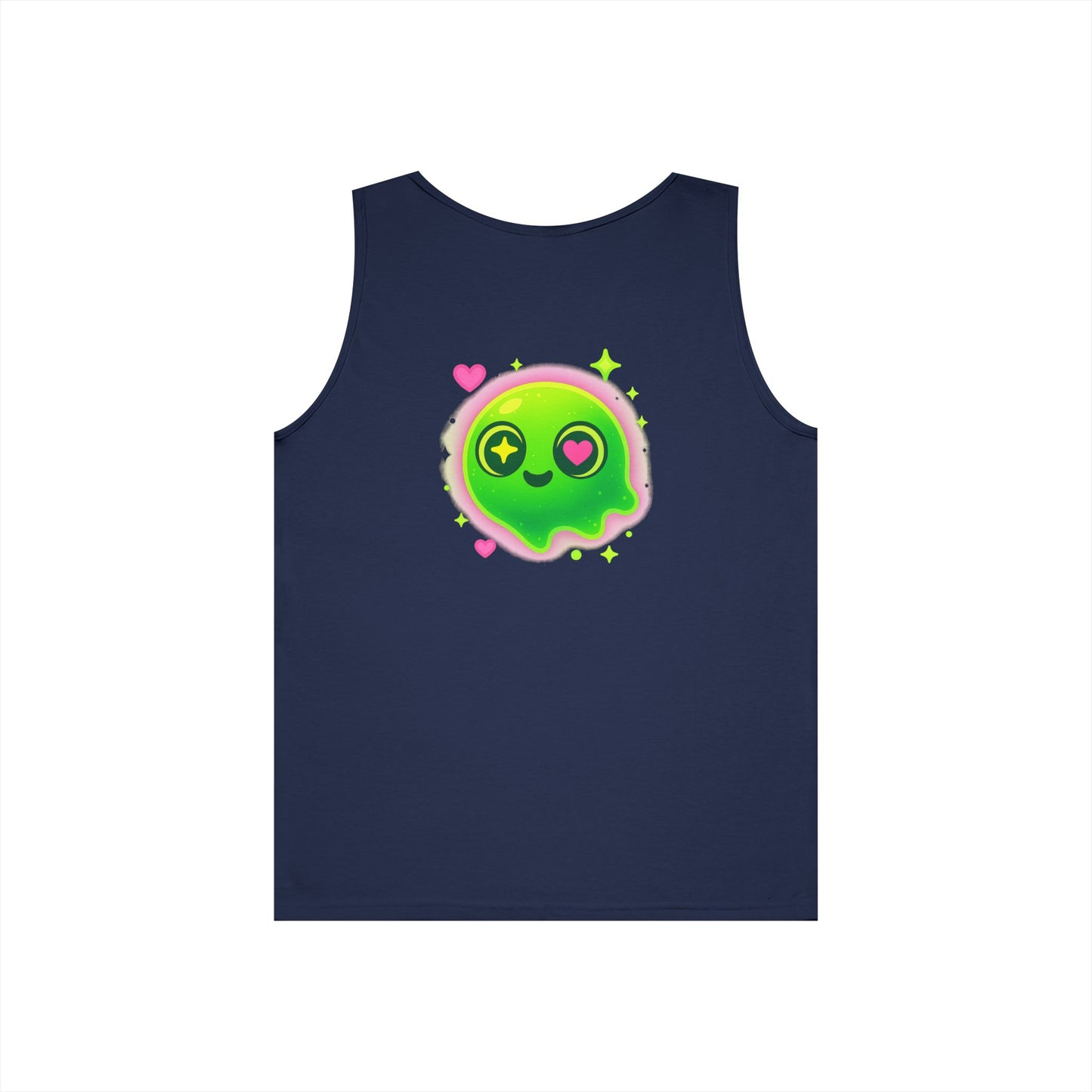 Cute Cartoon Glow-in-the-Dark Tank Top, Summer Outfit, LGBTQ+ Pride Wear, Festival Attire, Funny Gift for Teens, Casual Wear