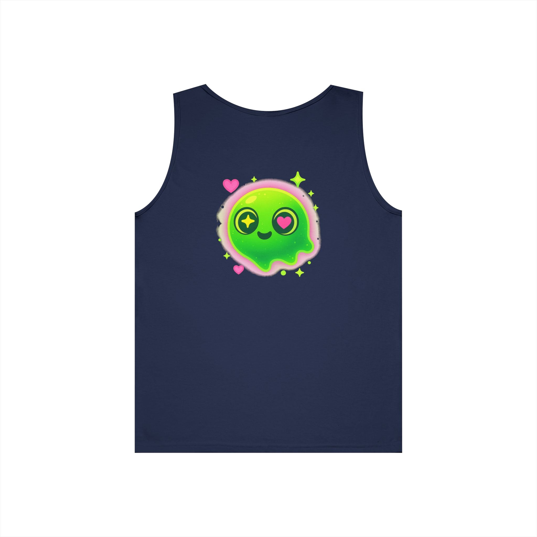 Cute Cartoon Glow-in-the-Dark Tank Top, Summer Outfit, LGBTQ+ Pride Wear, Festival Attire, Funny Gift for Teens, Casual Wear