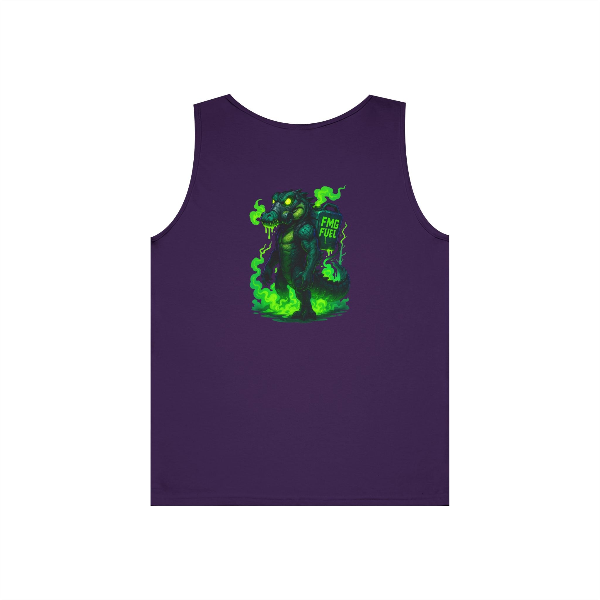 Swamp Gas Unisex Heavy Cotton Tank Top, Funny Summer Shirt, Graphic Muscle Tee, Casual Wear, Gift for Monster Lovers