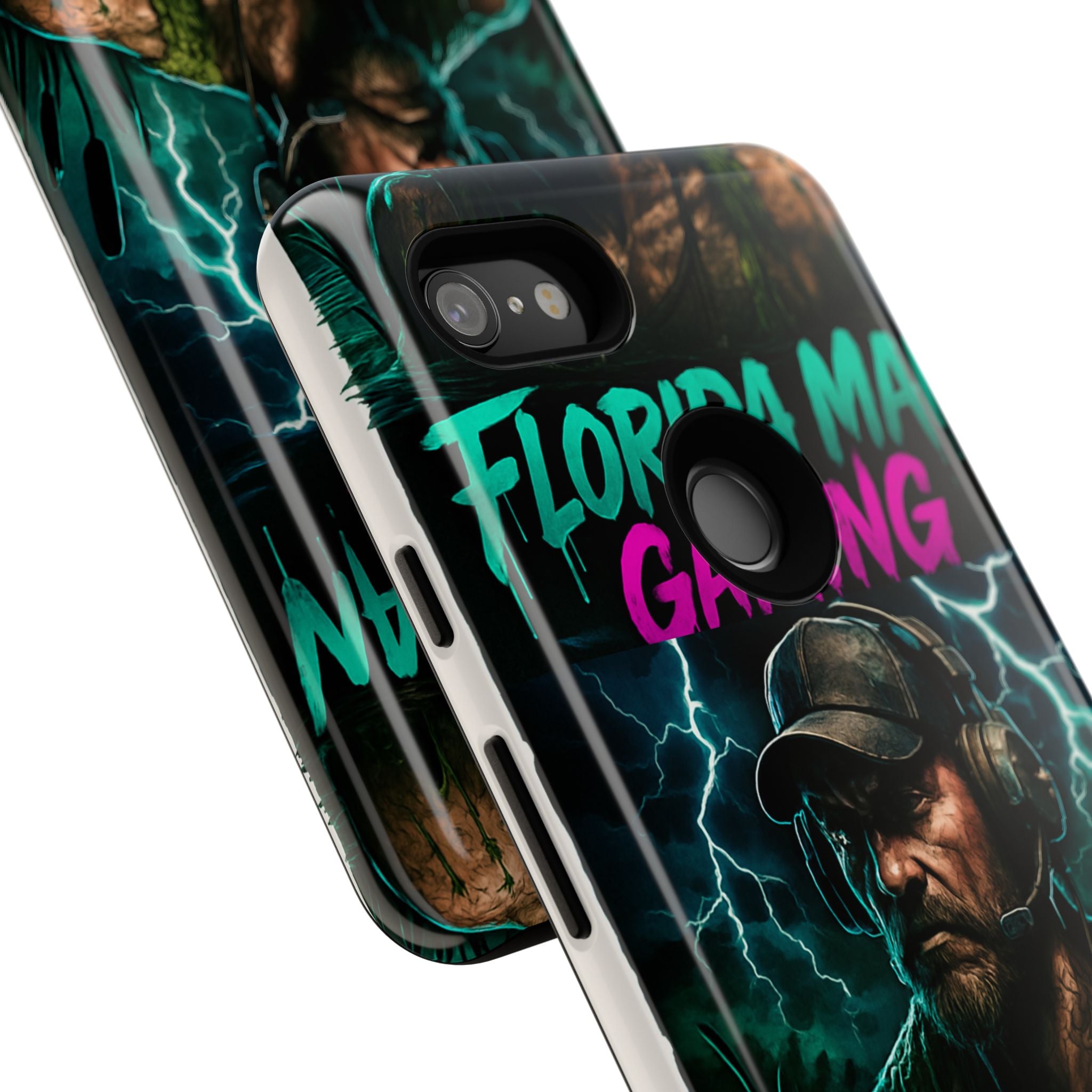 Phone Case - Florida Man Gaming Mascot Rising from the Swamp Tough Case