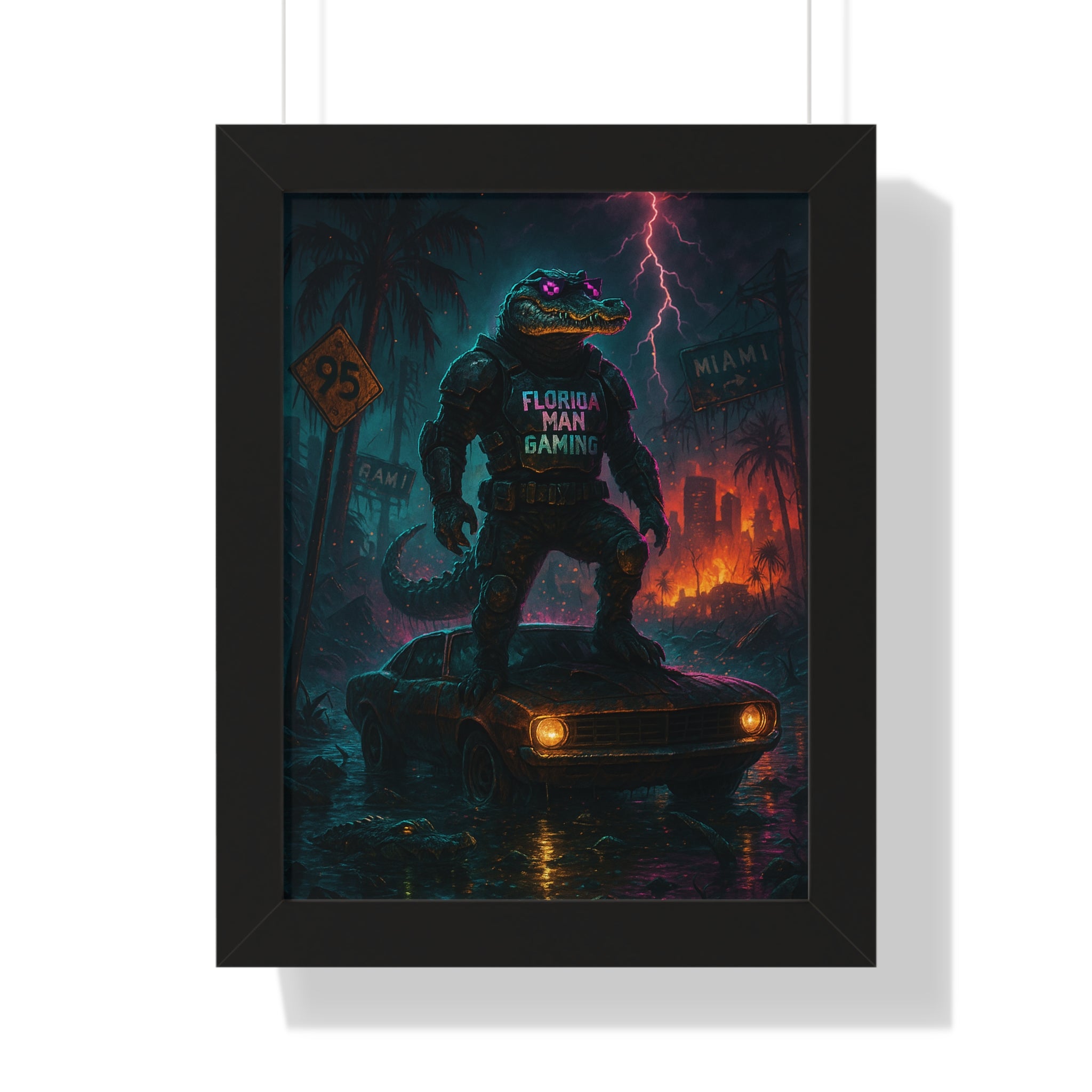 Framed Vertical Poster