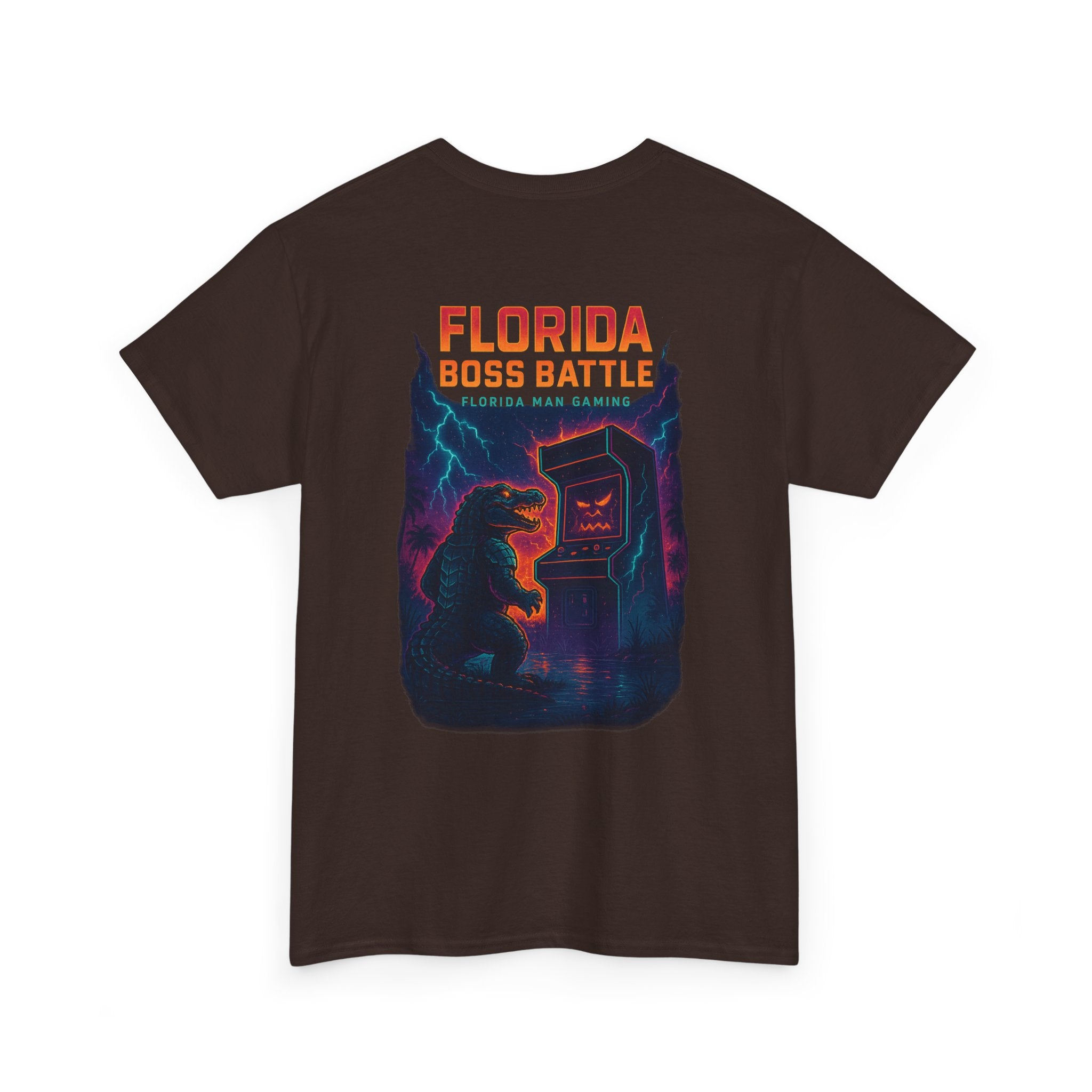Florida Boss Battle Gaming Tee - Fun Unisex Cotton Shirt, Unique Graphic T-Shirt, Gift for Gamers, Casual Wear, Gaming Merchandise