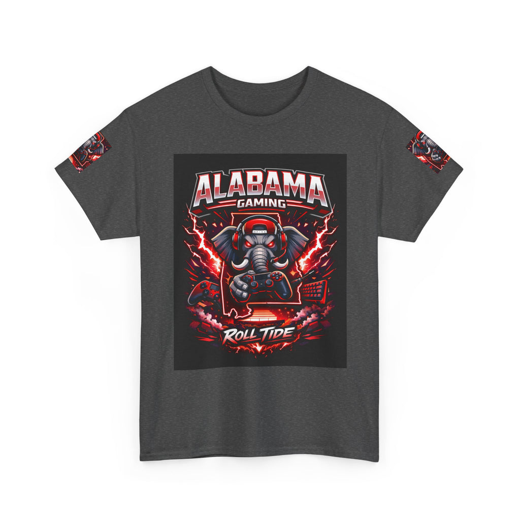 Alabama Gaming Tee — 'Roll Tide' Elephant Gamer Graphic Shirt