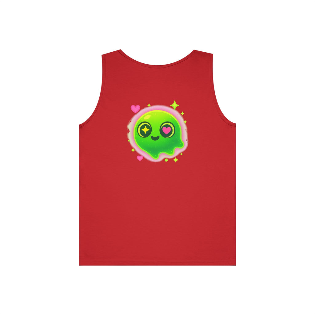 Cute Cartoon Glow-in-the-Dark Tank Top, Summer Outfit, LGBTQ+ Pride Wear, Festival Attire, Funny Gift for Teens, Casual Wear