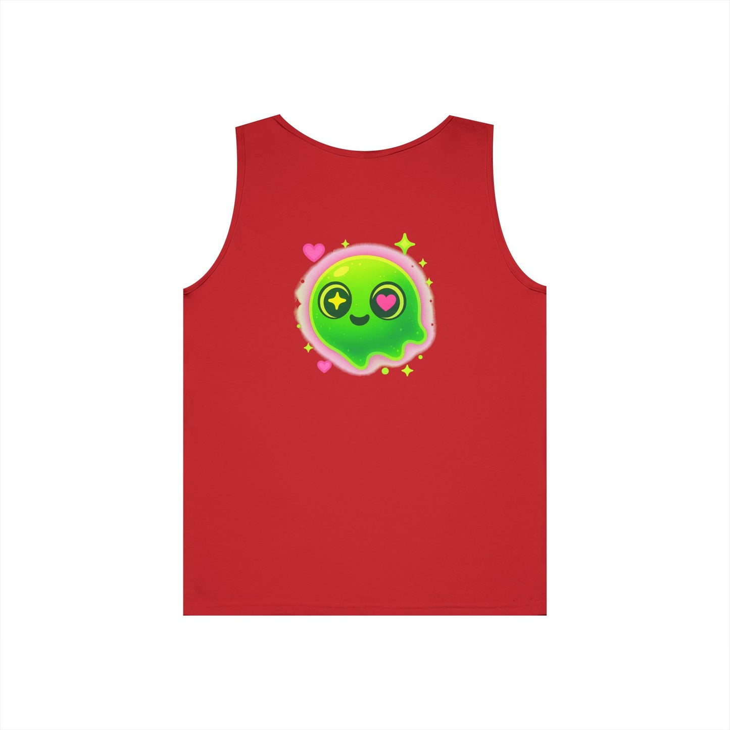 Cute Cartoon Glow-in-the-Dark Tank Top, Summer Outfit, LGBTQ+ Pride Wear, Festival Attire, Funny Gift for Teens, Casual Wear