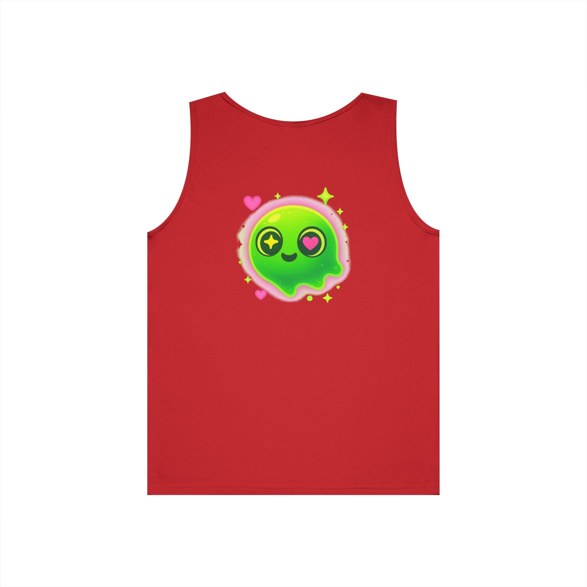 Cute Cartoon Glow-in-the-Dark Tank Top, Summer Outfit, LGBTQ+ Pride Wear, Festival Attire, Funny Gift for Teens, Casual Wear