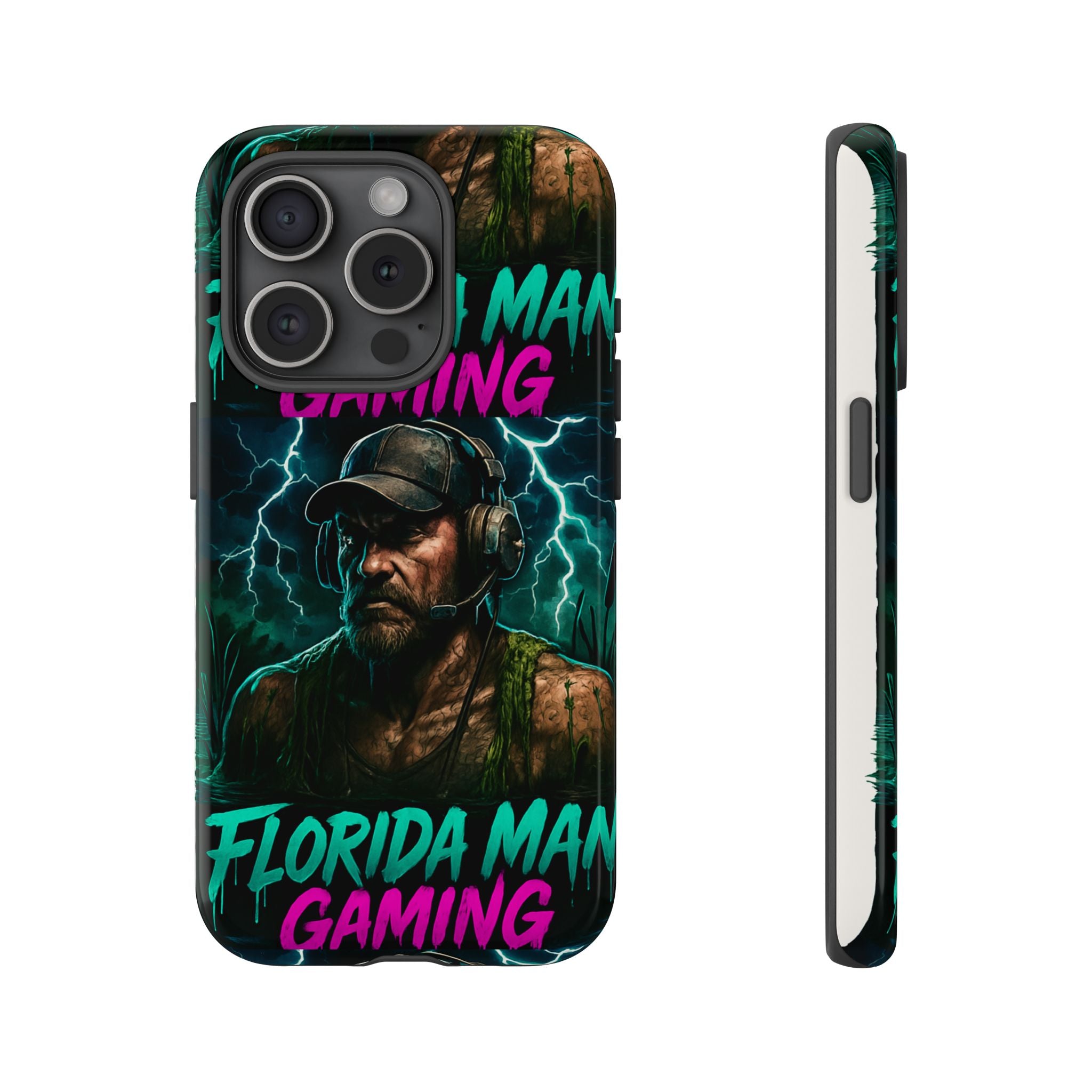 Phone Case - Florida Man Gaming Mascot Rising from the Swamp Tough Case