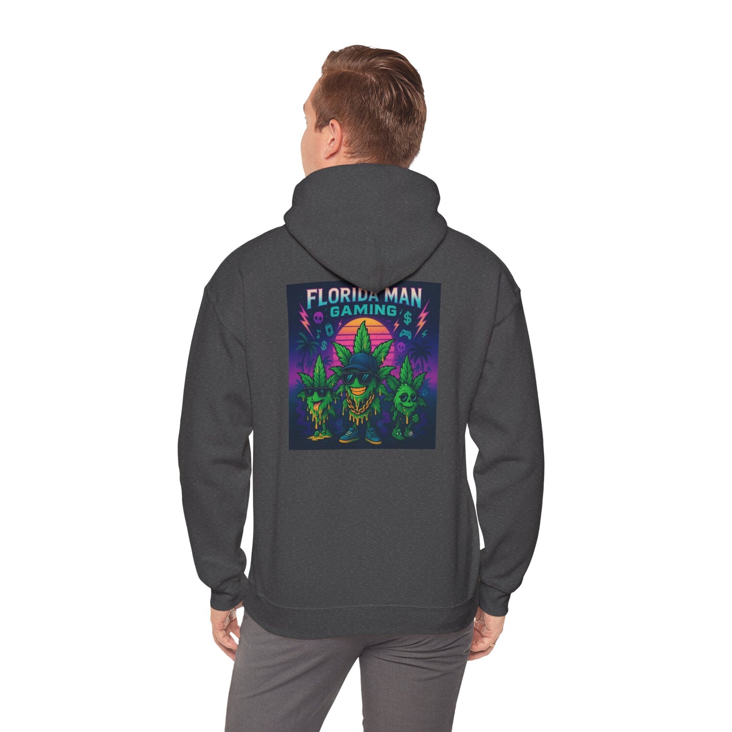 Gamer Hooded Sweatshirt with Colorful Monster Design, Unisex Hoodie for Gaming Lovers, Perfect Gift for Birthdays, Cosplay, and Holidays