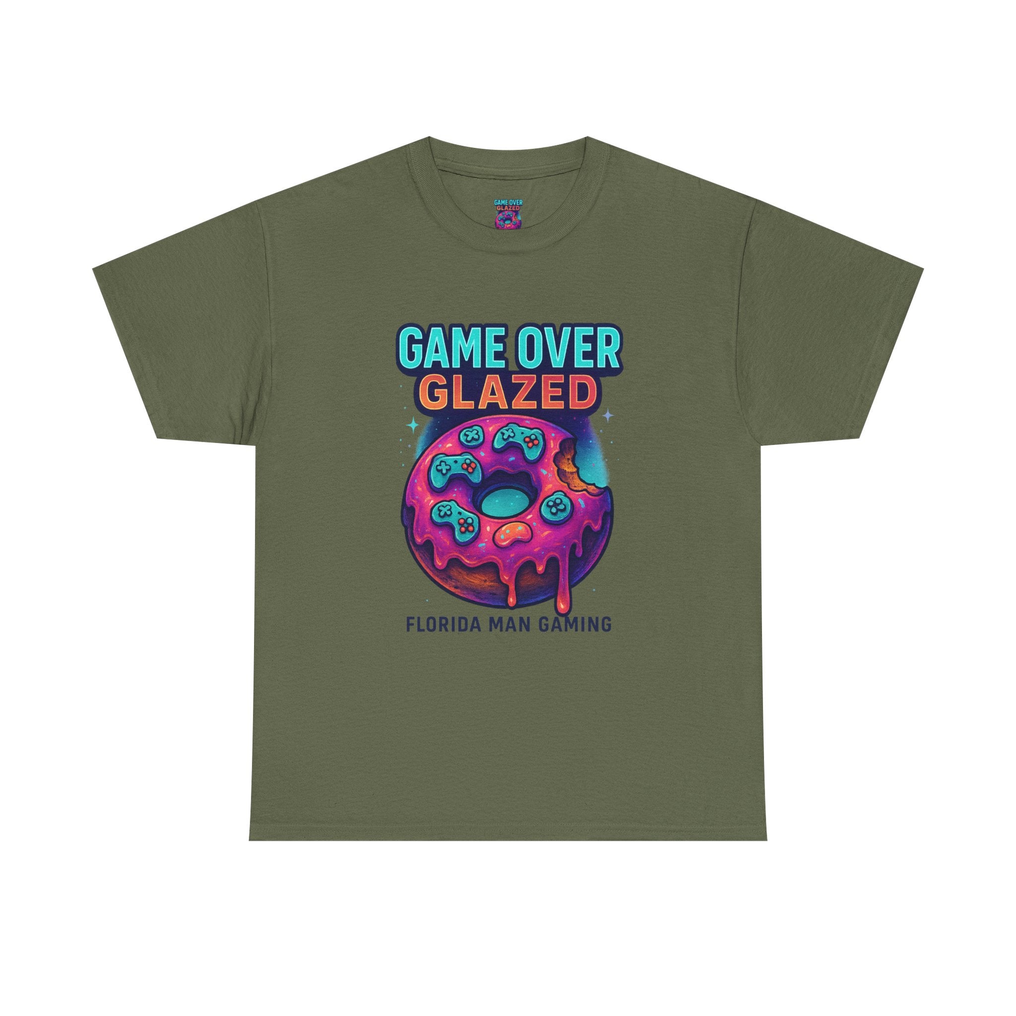 Gaming Graphic Tee for Retro Fun Lovers, Perfect for Gifts, Casual Wear, Gaming Events, Game Over Design