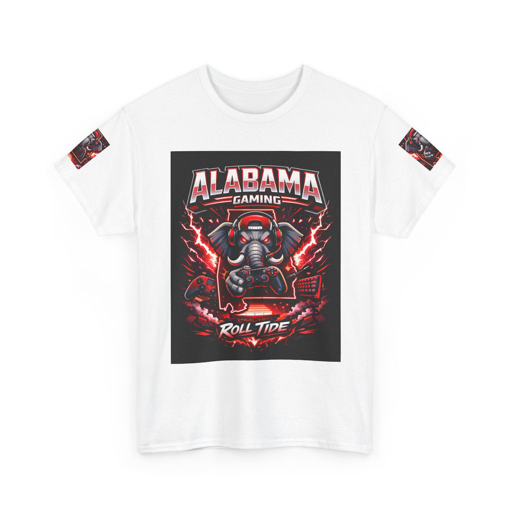 Alabama Gaming Tee — 'Roll Tide' Elephant Gamer Graphic Shirt